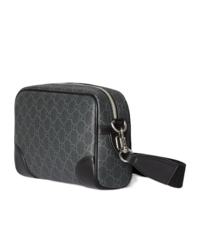 Gucci Gg Emblem Small Crossbody Bag In Black