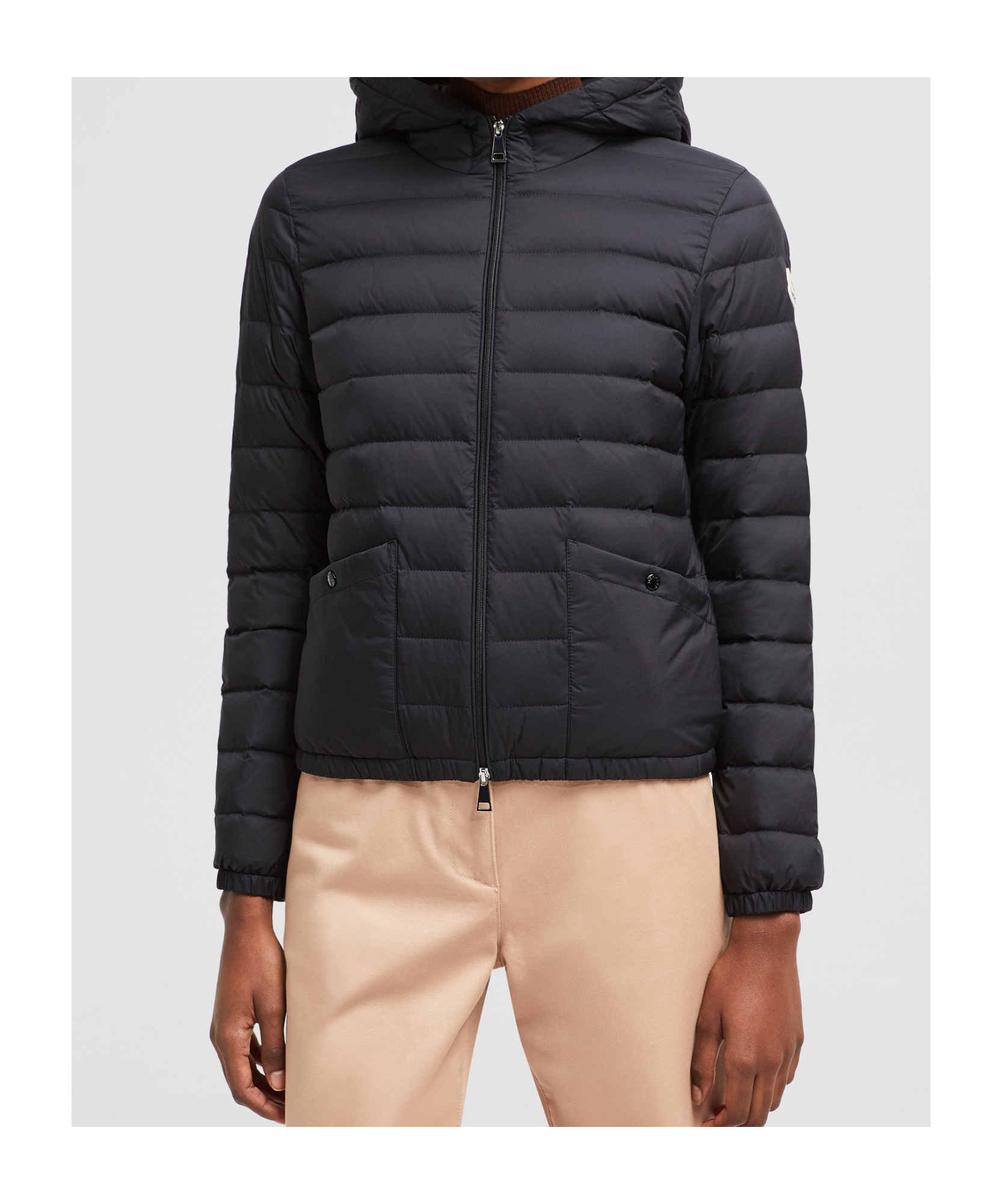 Moncler Hede Down Jacket In Black