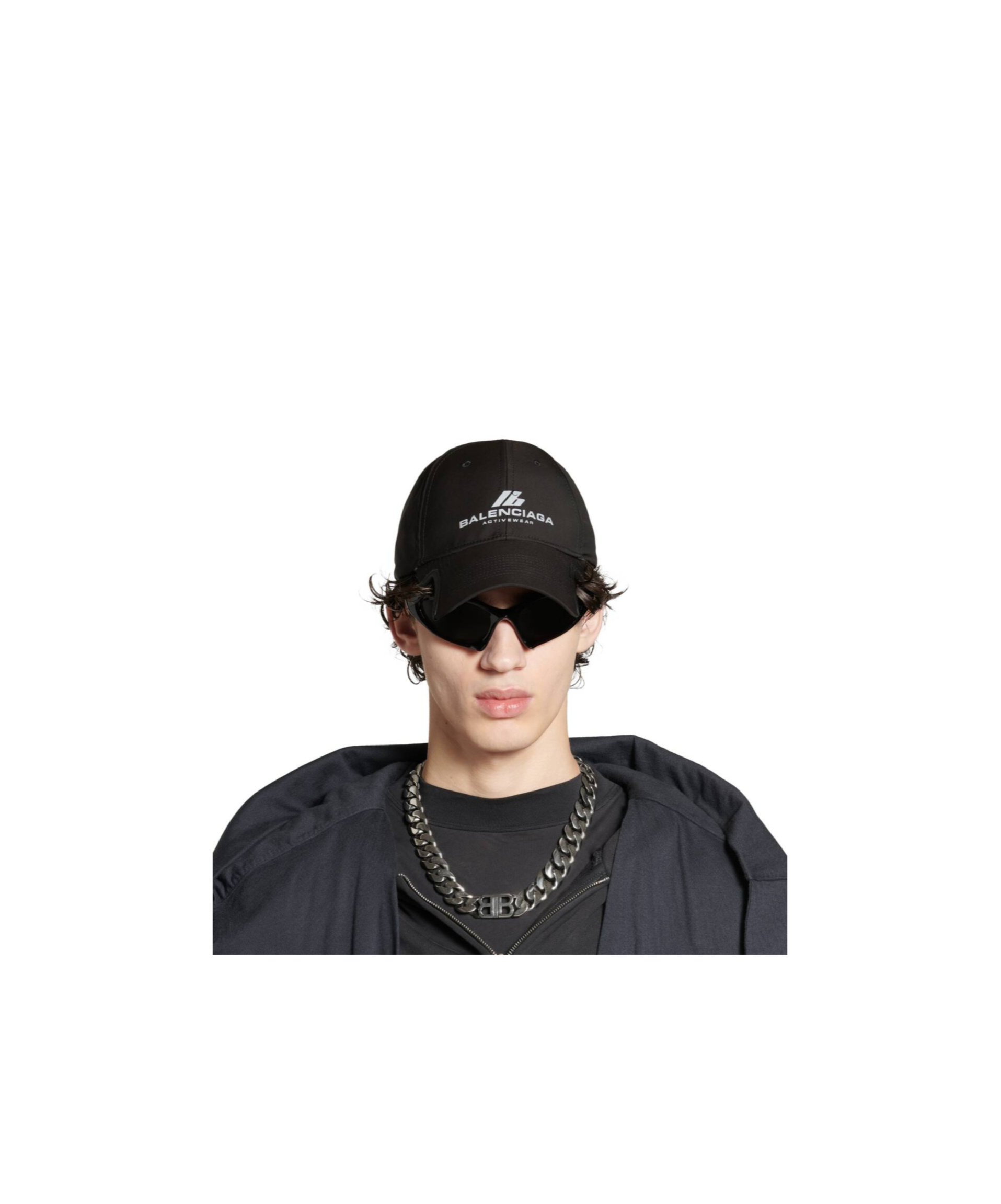 送料込+BALENCIAGA+Pitbull ネックレス Balenciaga Pitbull Logo Necklace In Gray | ModeSens