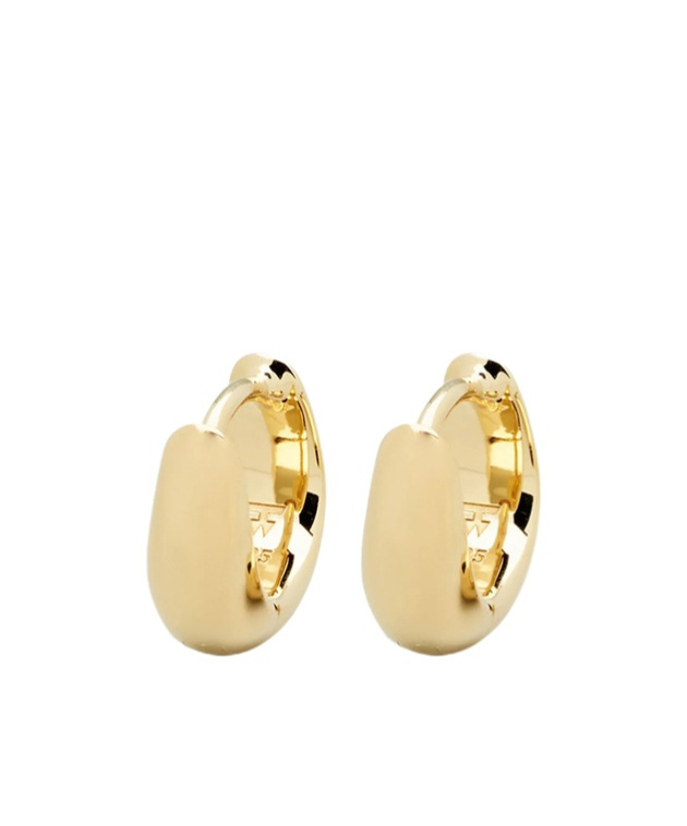 Tom Wood Hoop Earrings In Gold