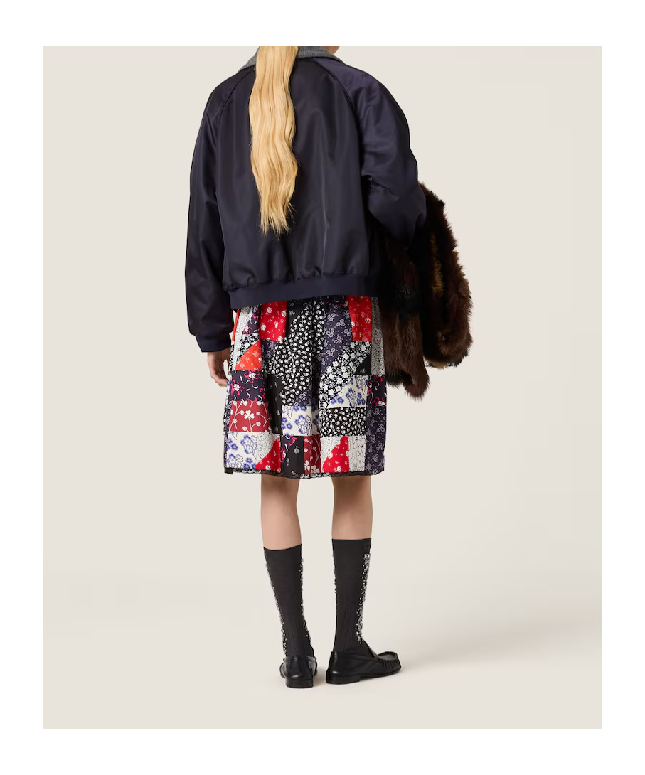 Miu Miu Minirock Im Patchwork-look In Multi