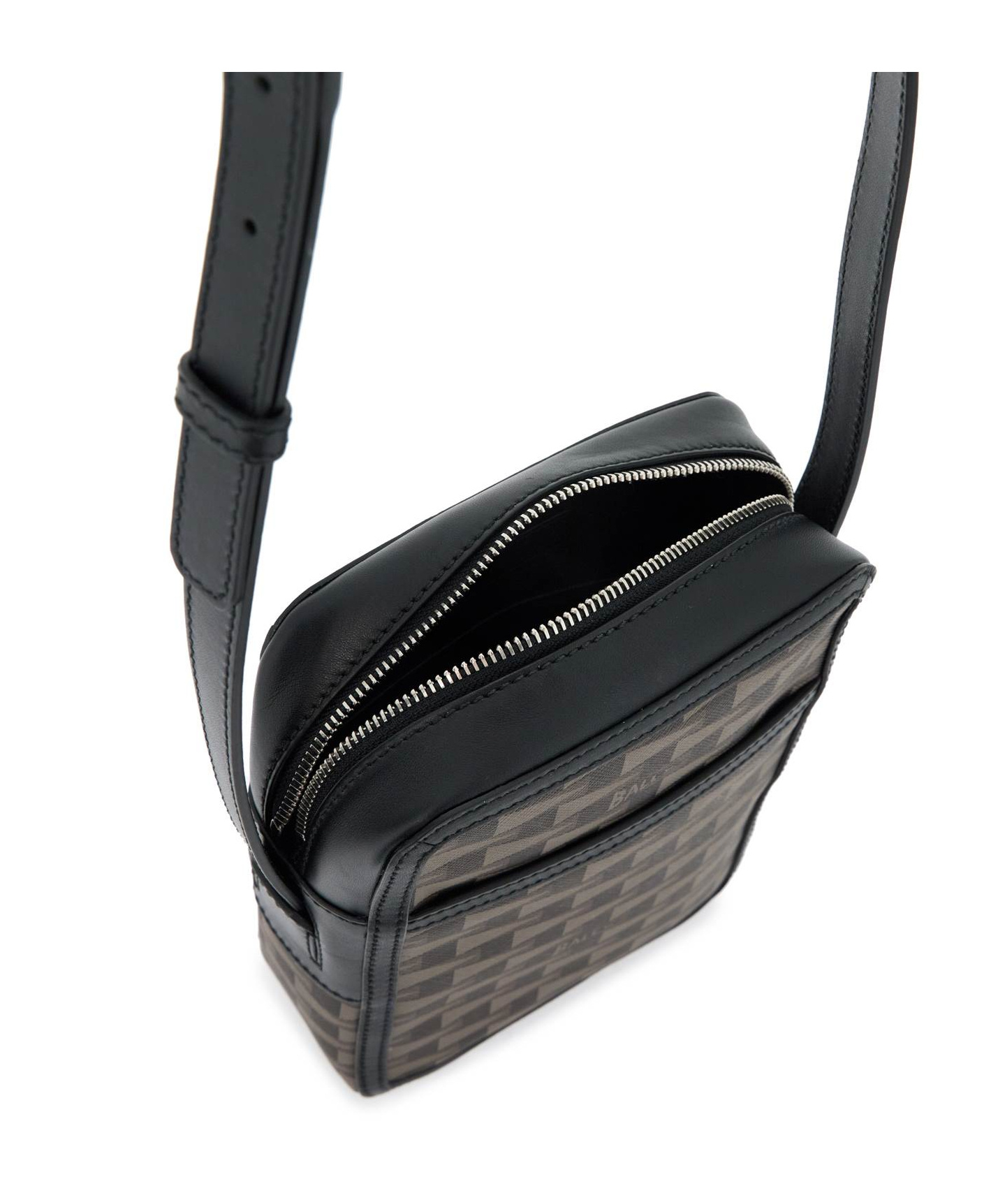 Bally Zippered Shoulder Bag In Black