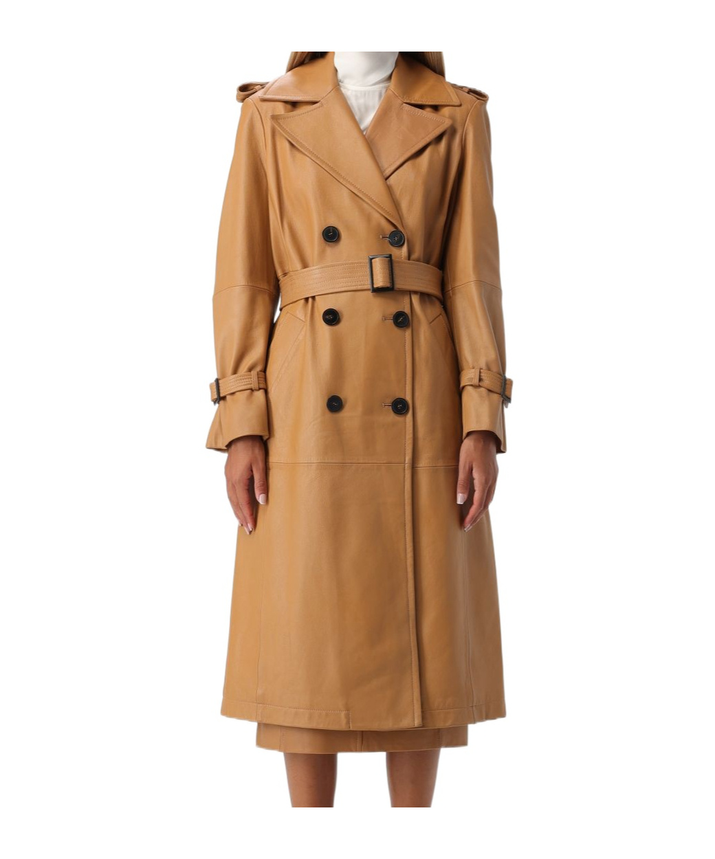 Max Mara Magiaro Coat In Brown
