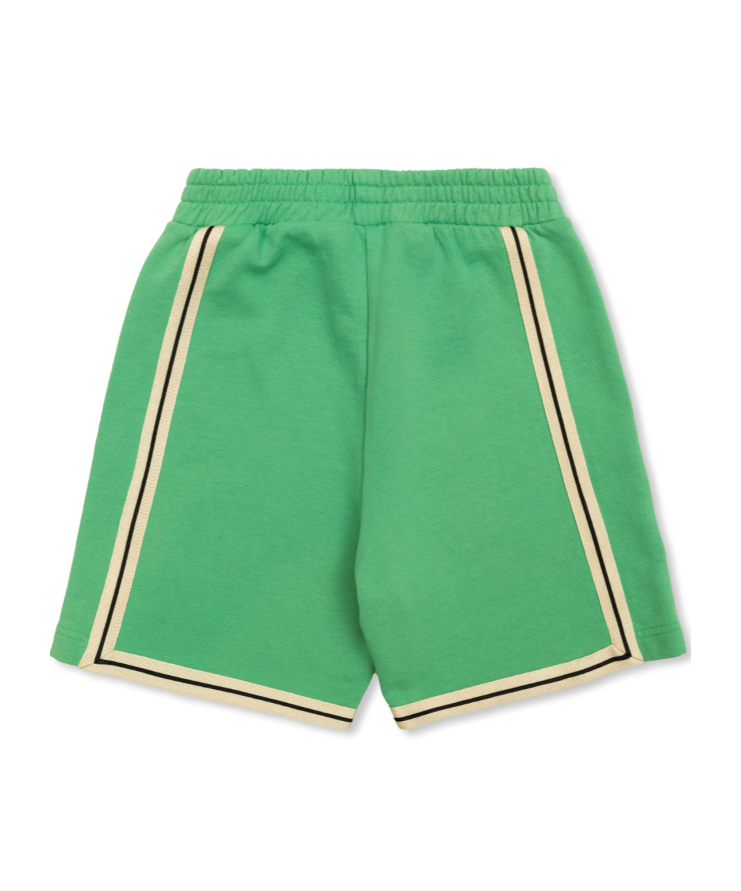 Palm Angels Elastic Waist Shorts In Green