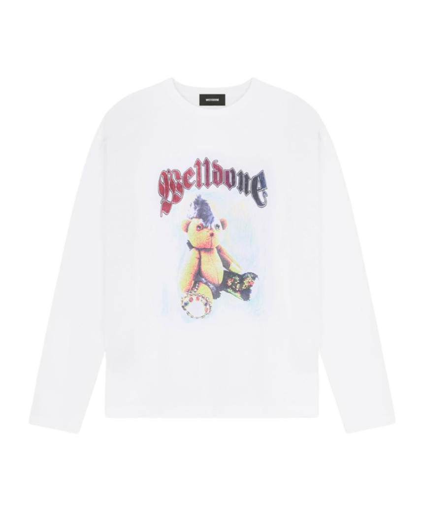 We11 Done Logo Print T-shirt In White