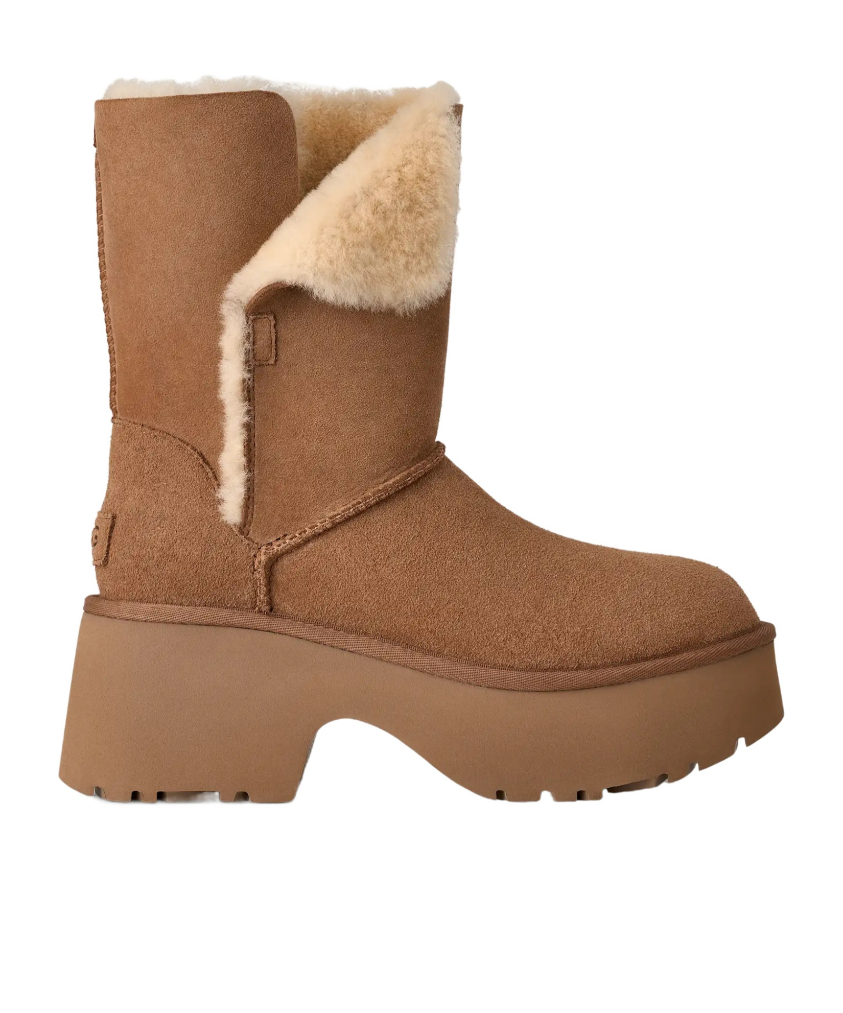 Ugg Camel Suede Esmee Boots In Brown