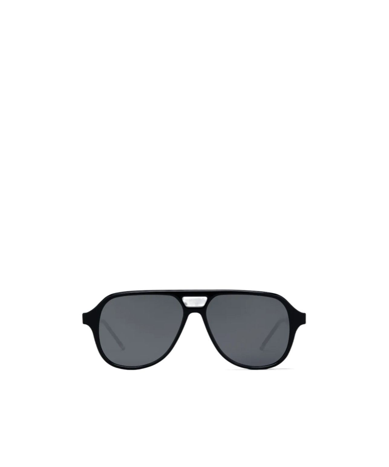 Thom Browne Acetate Aviator Sunglasses In Black