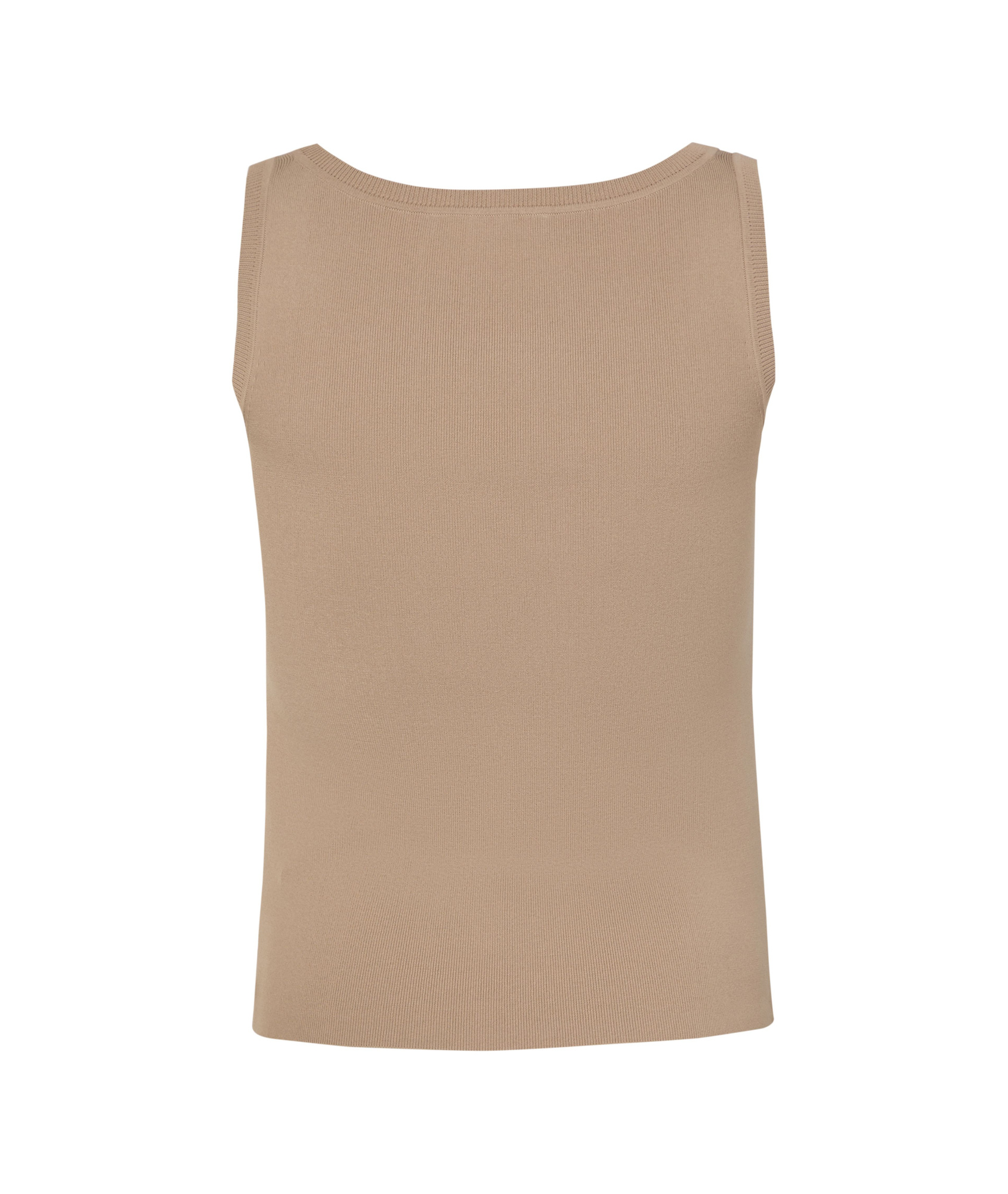 Shop Max Mara Sleeveless Vest In Beige