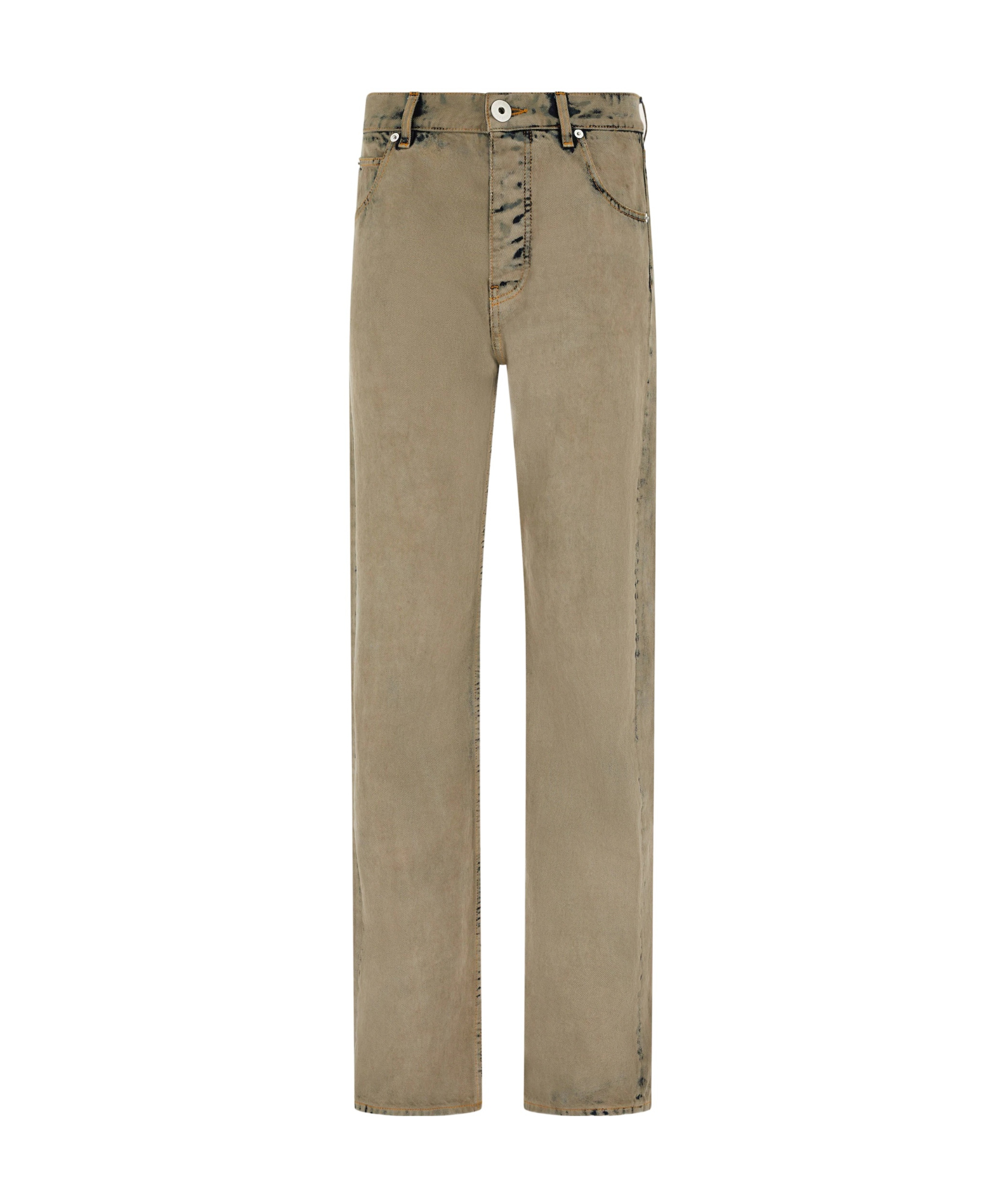 Ferragamo Logo-patch Cotton Trousers In Brown