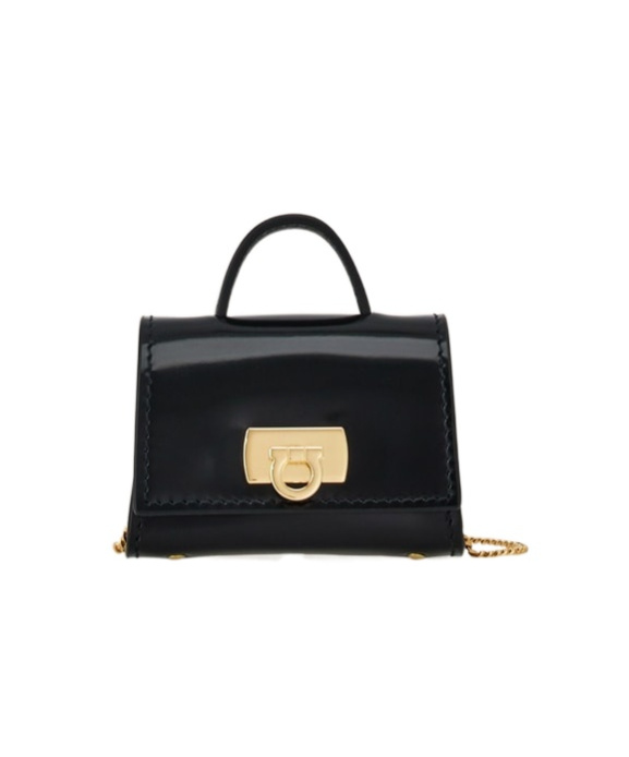 Ferragamo Flip Phone Protective Case In Black