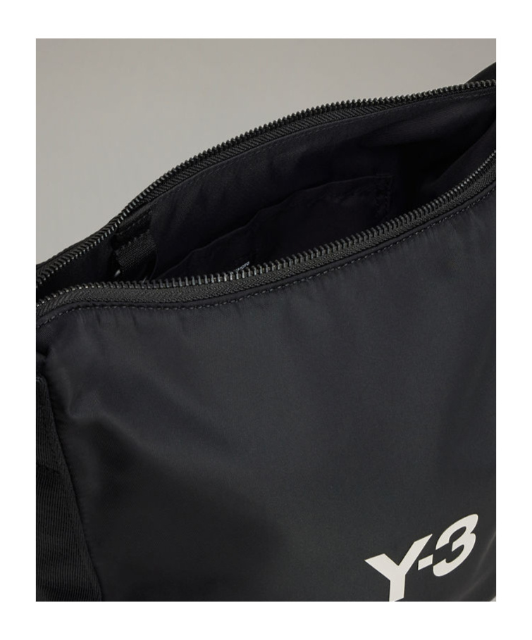 Shop Y-3 Printed Cross Body Bag In Black