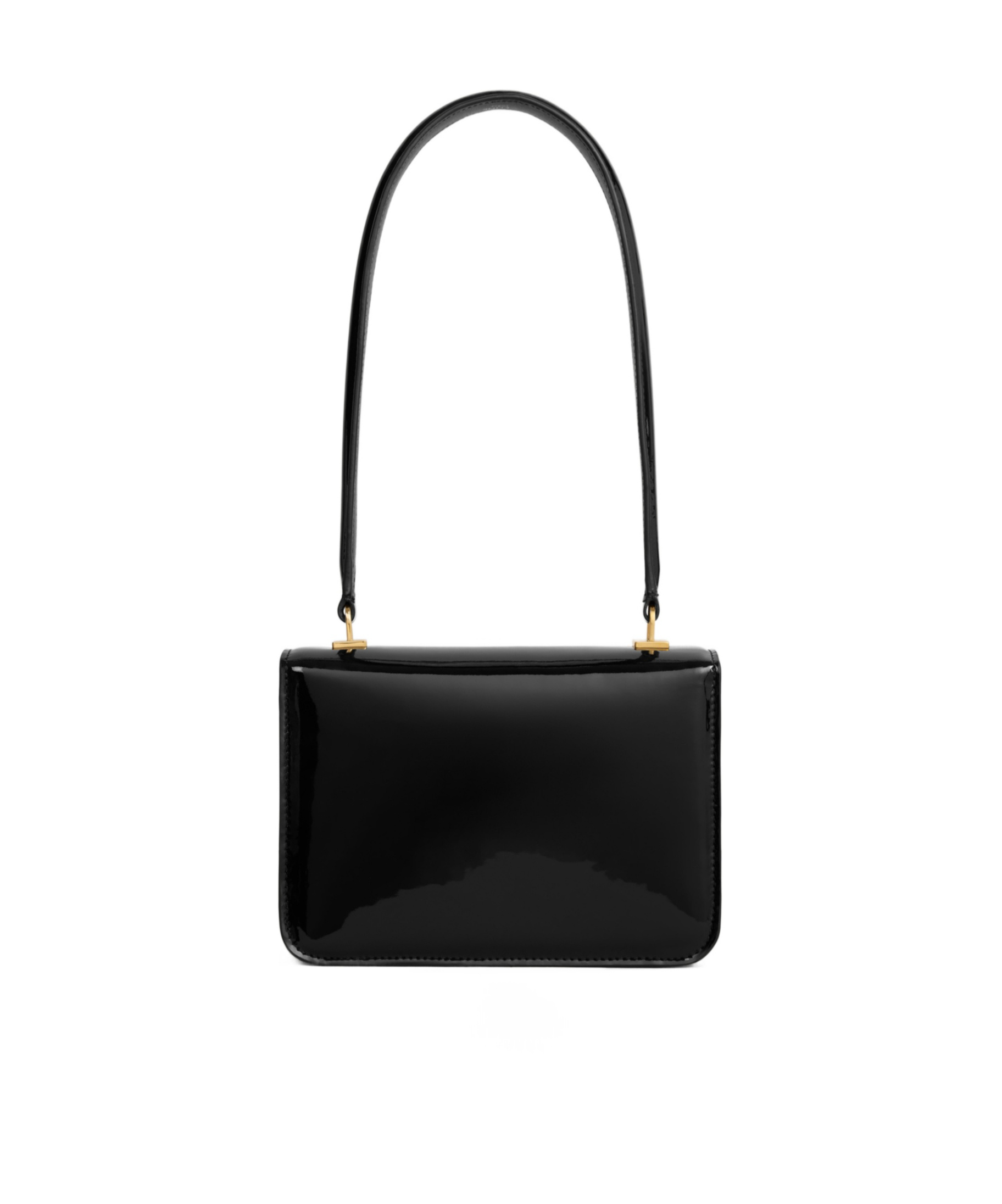 Shop Celine Teen Garance Bag In Patent Calfskin In Black