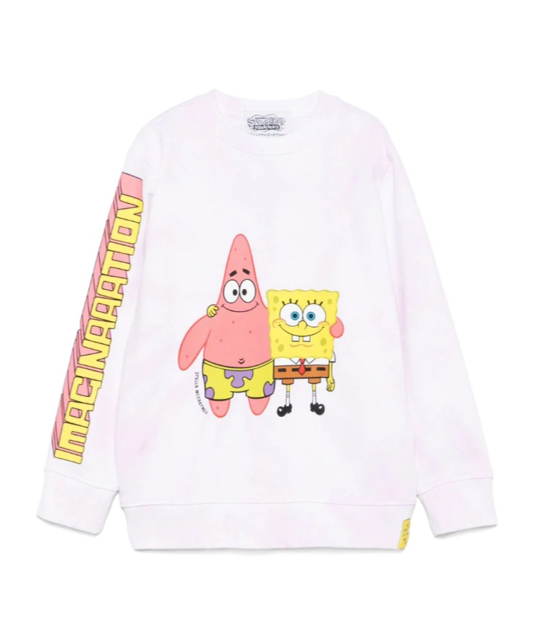 Stella Mccartney X Spongebob Squarepants Sweatshirt In Light Pink