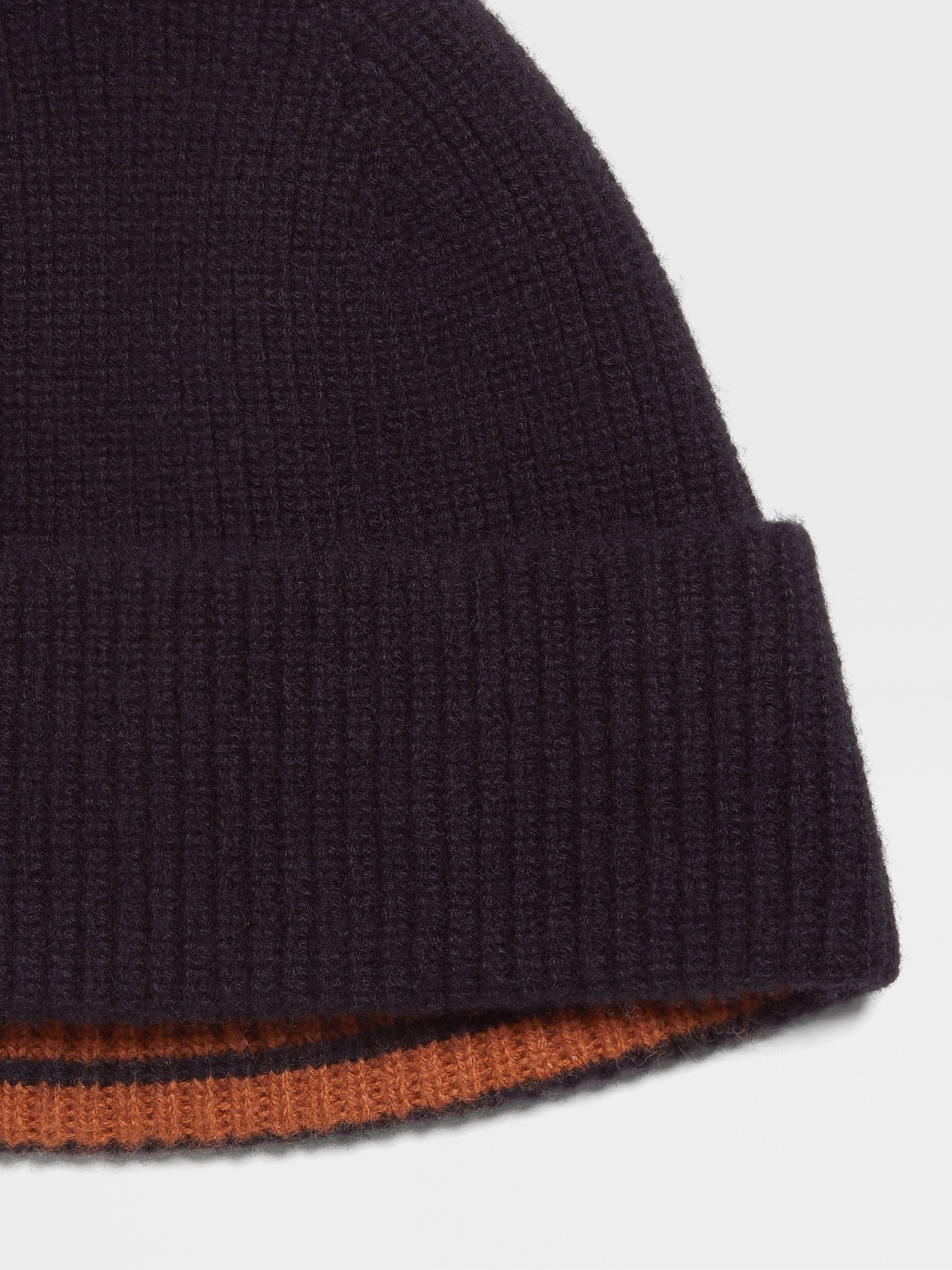 Zegna Rib Knitted Hat In Black