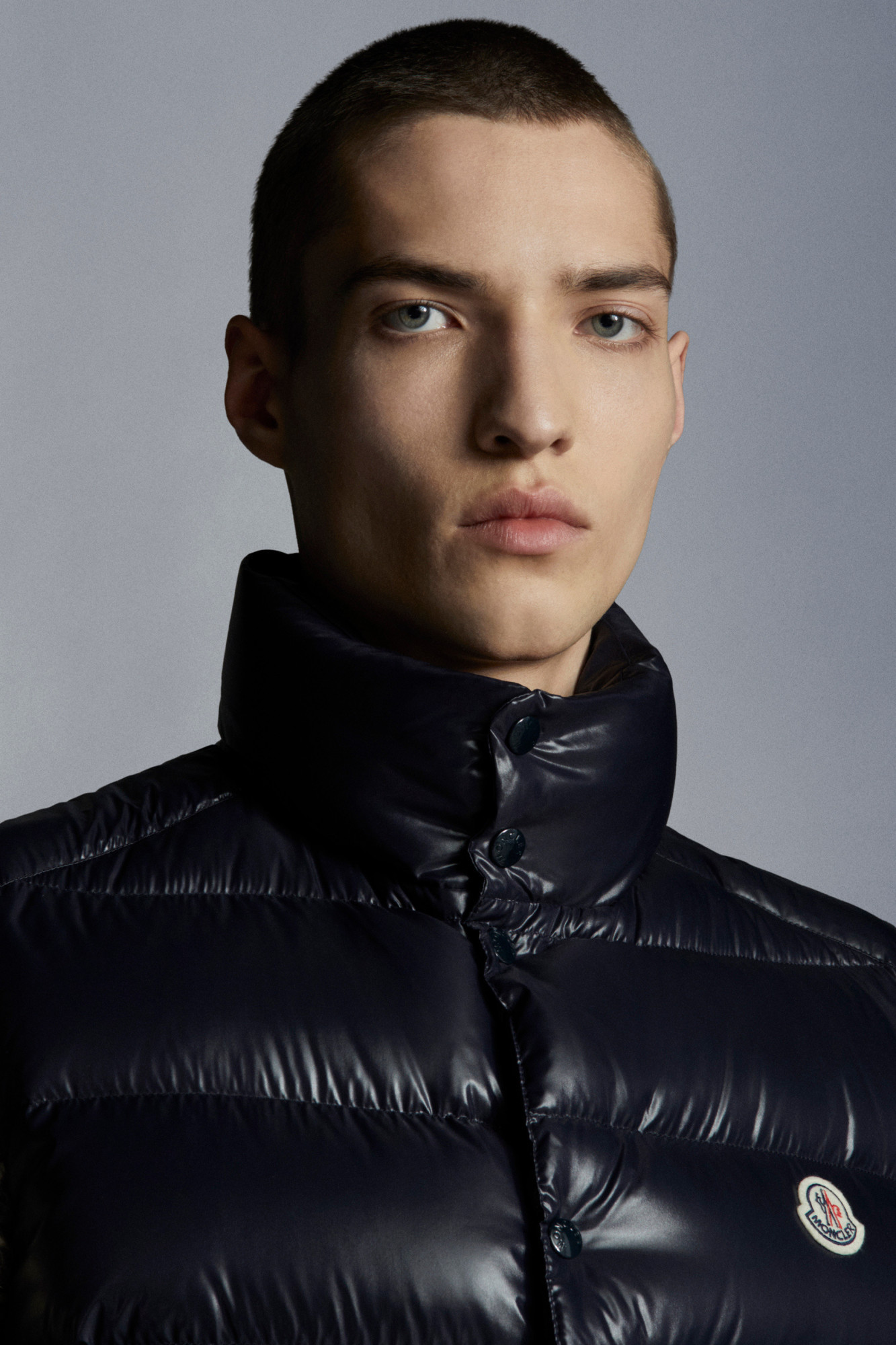 Moncler Sleeveless Puffer Jacket In Blue