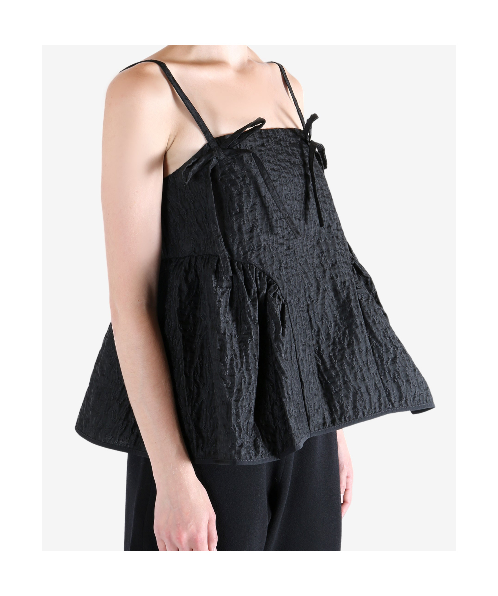 Cecilie Bahnsen Tank Top In Black