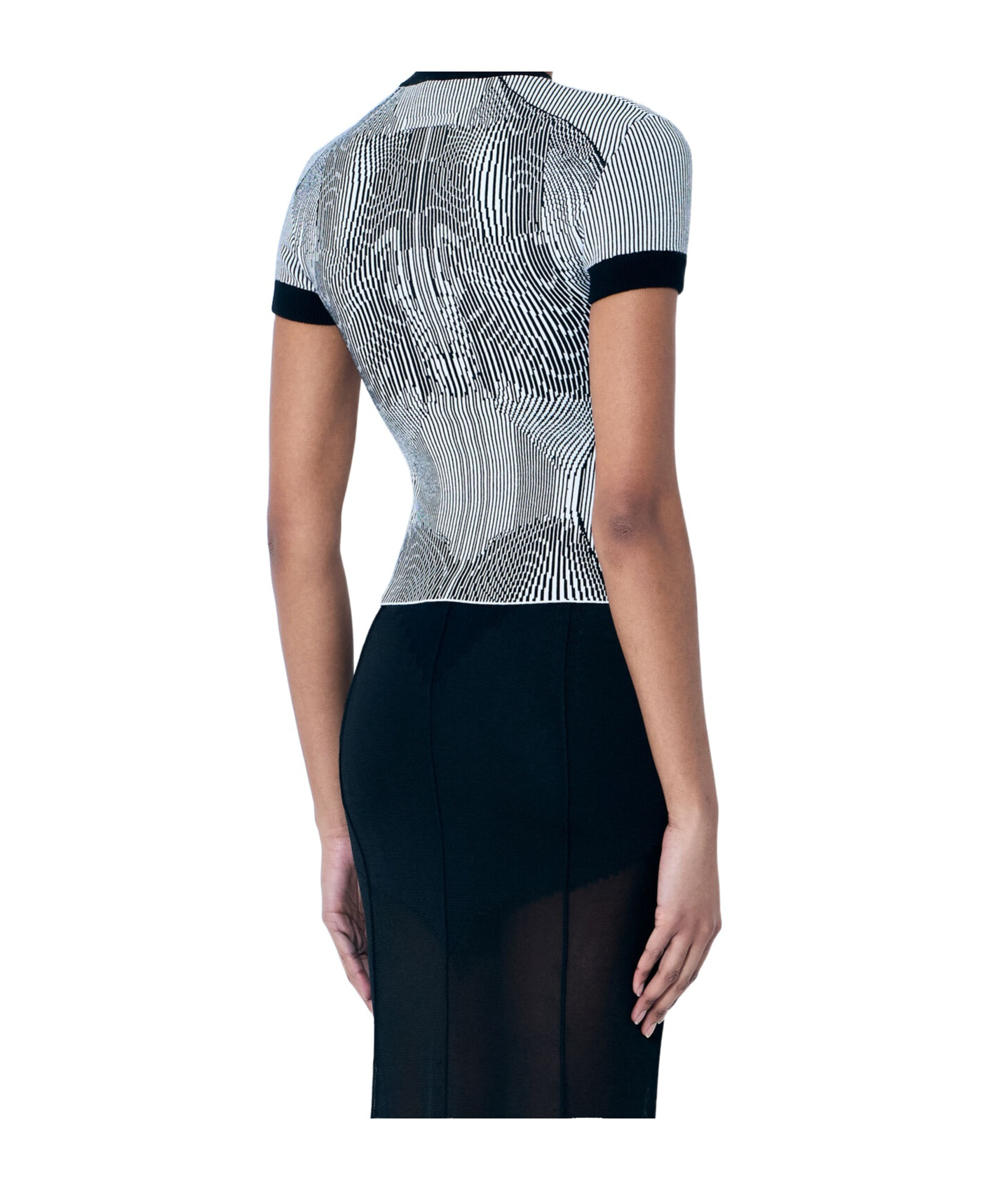 Jean Paul Gaultier Short-sleeved T-shirt In Black