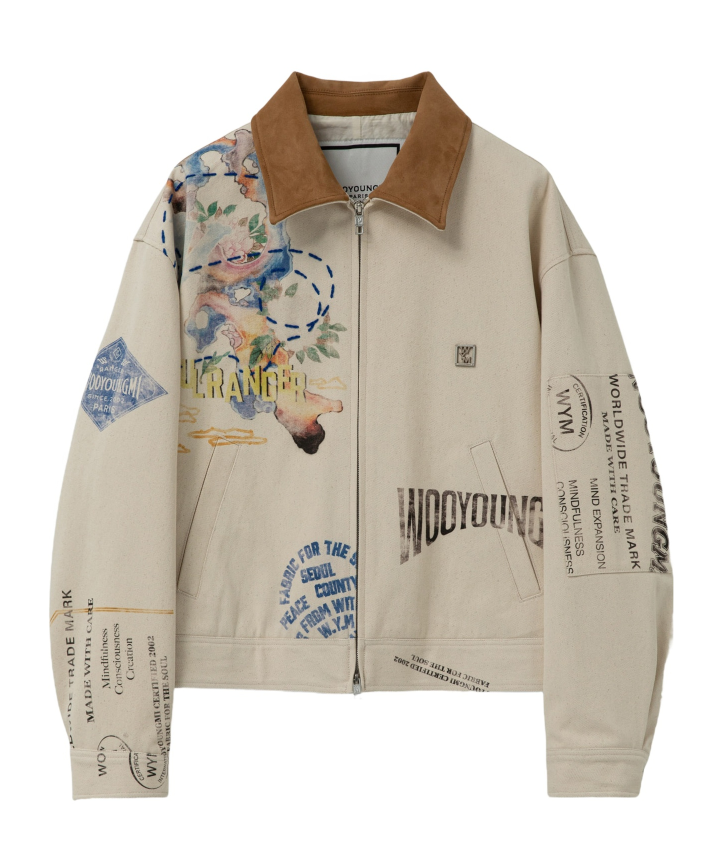 Wooyoungmi Printed Casual Jacket