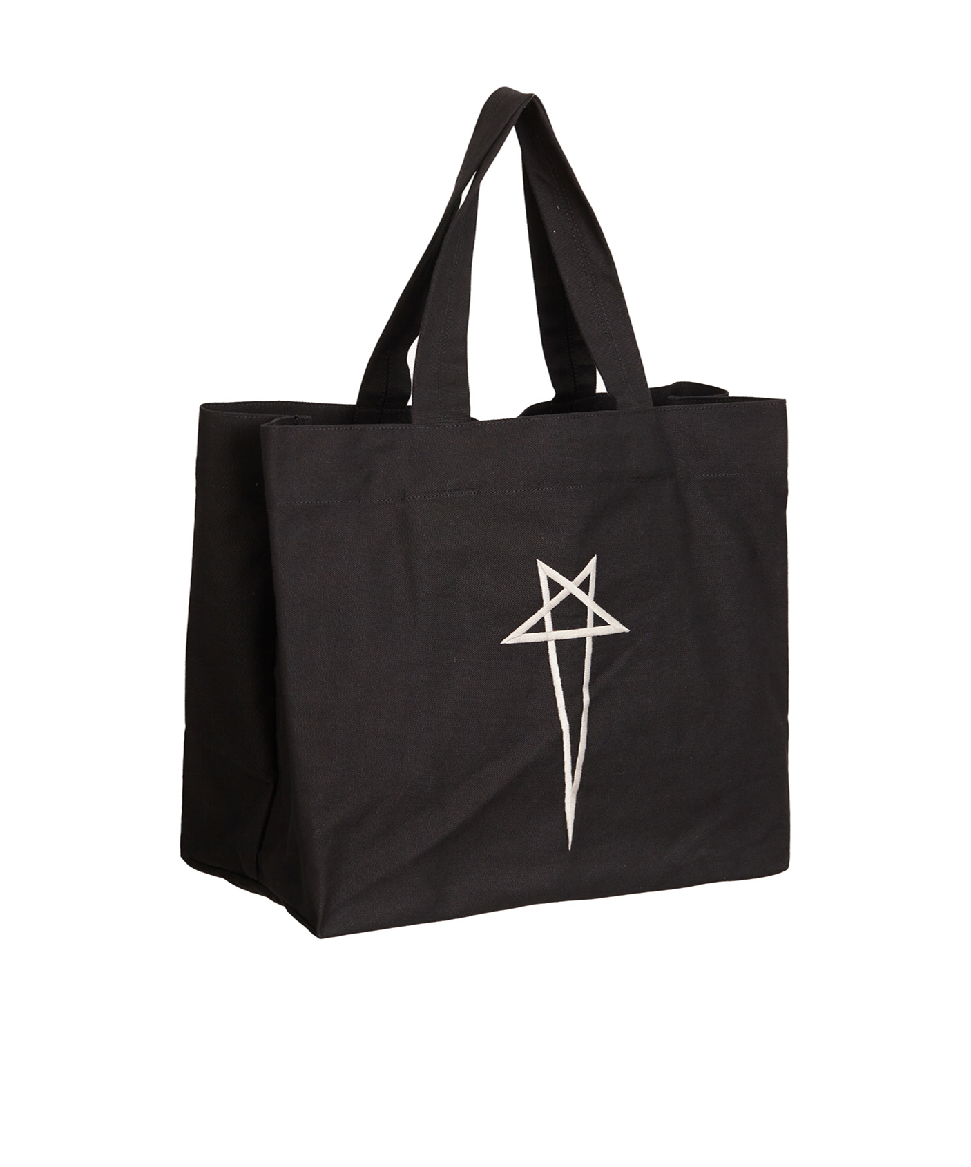 Rick Owens Double Handle Tote Bag In Black
