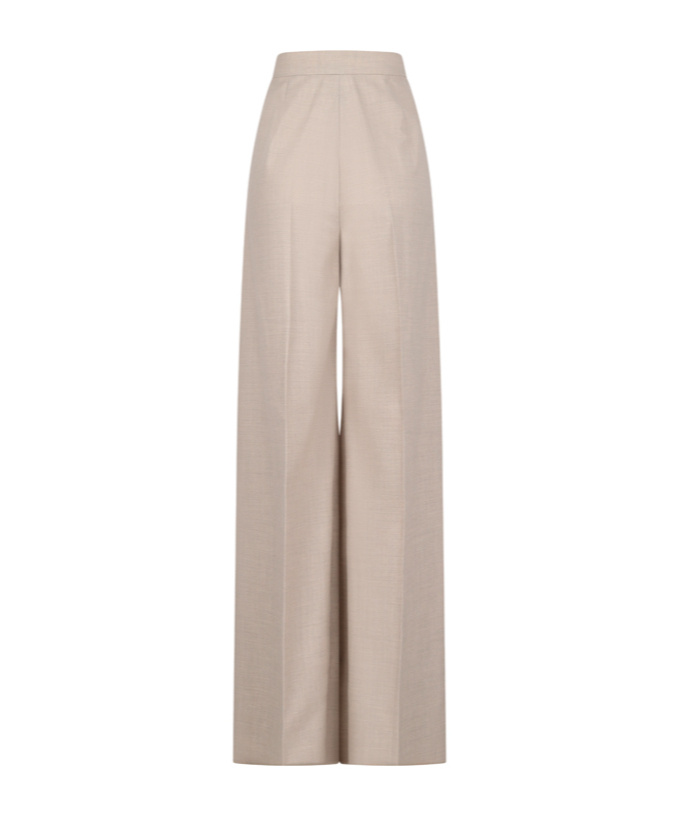 Max Mara Belt Loop Casual Pants In Neutral