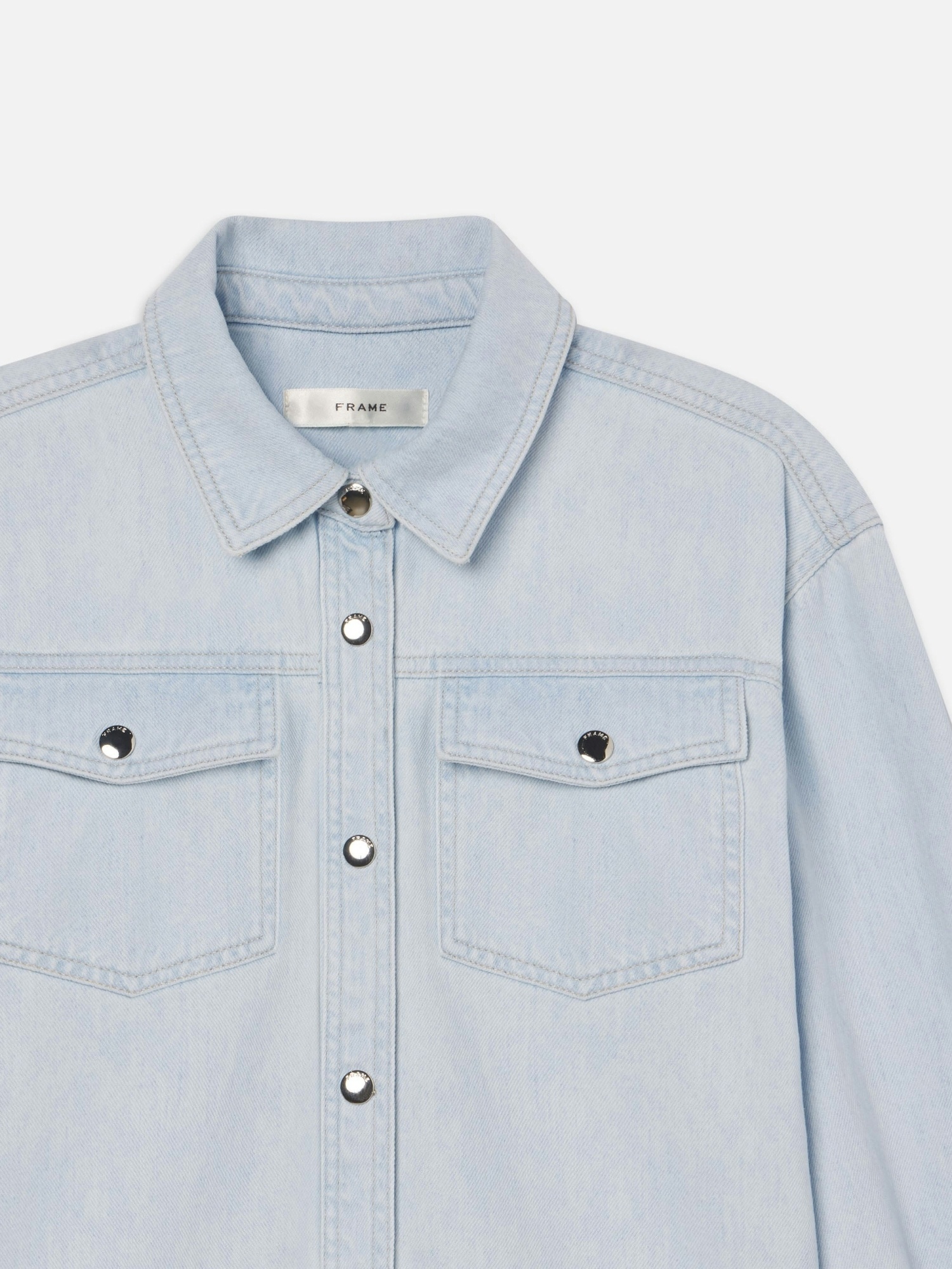 Frame The Mainstay Shirt In Misty