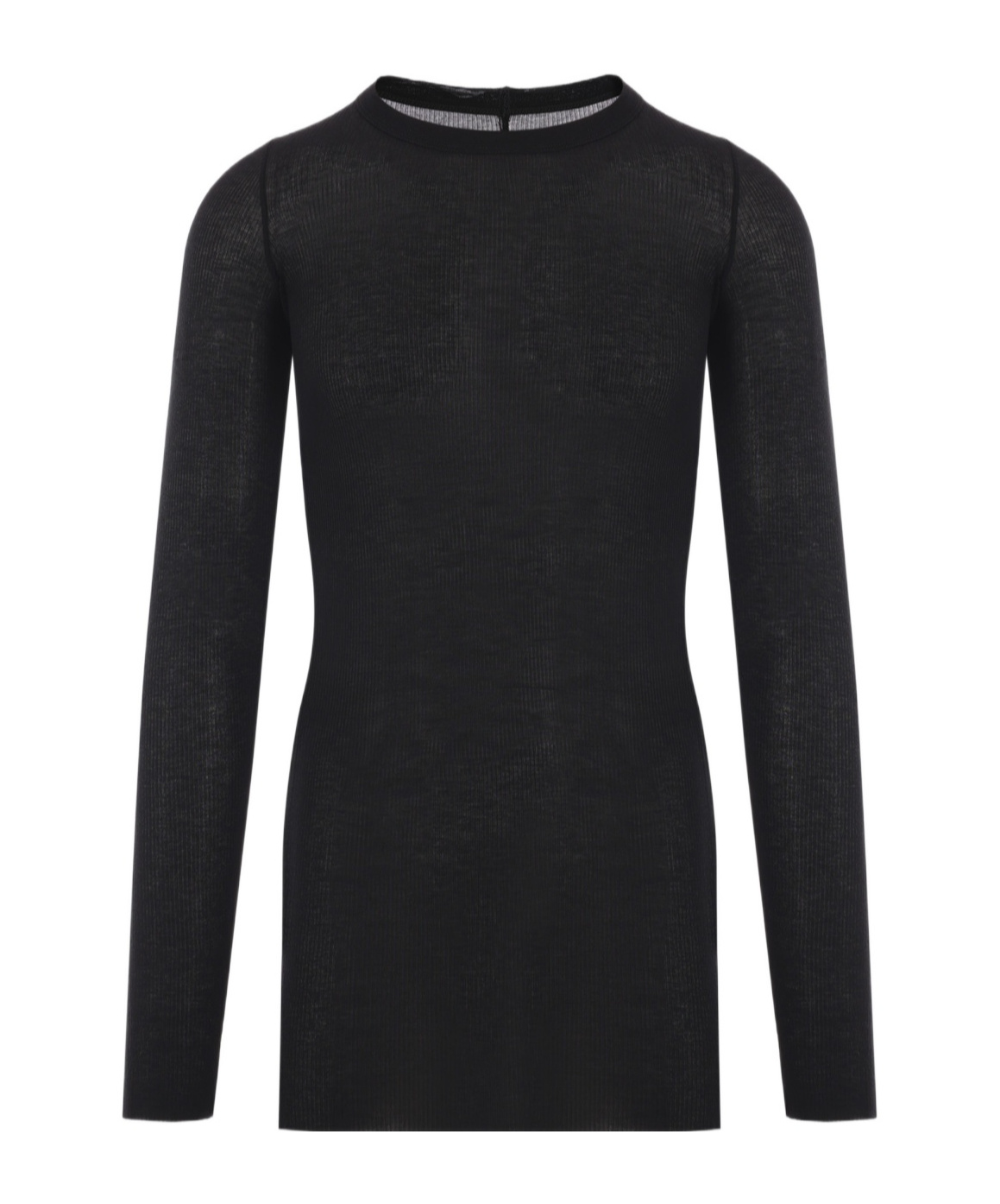 Rick Owens Long-sleeved T-shirt In Black
