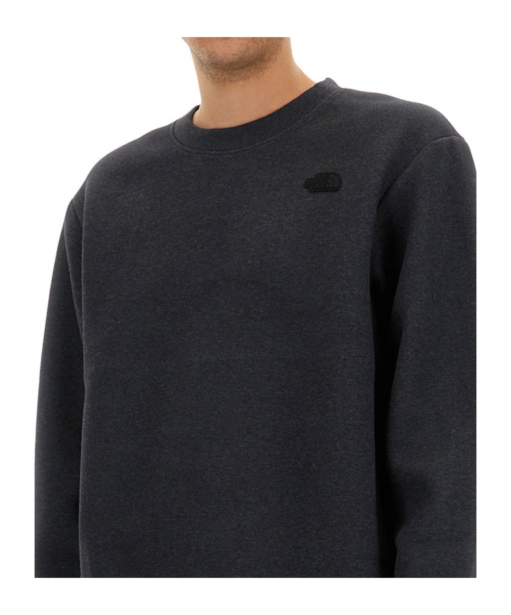 Shop The North Face Scuba-jersey Sweatshirt In Black