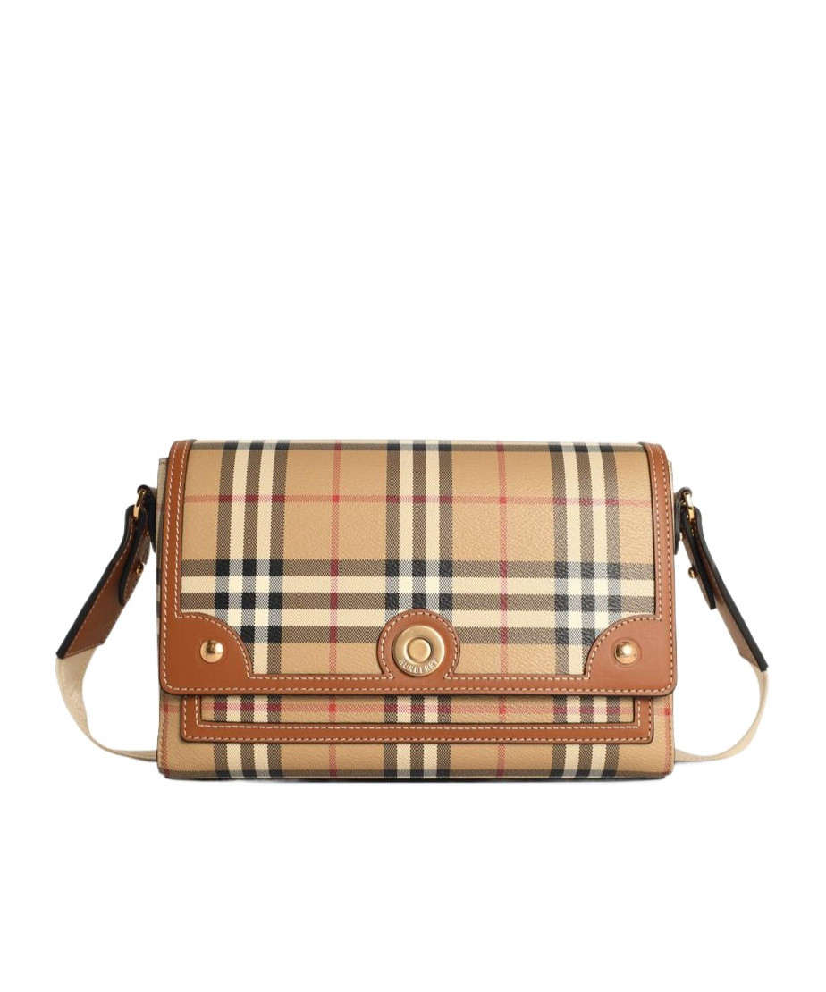 Burberry Shoulder Bag With Check Pattern
