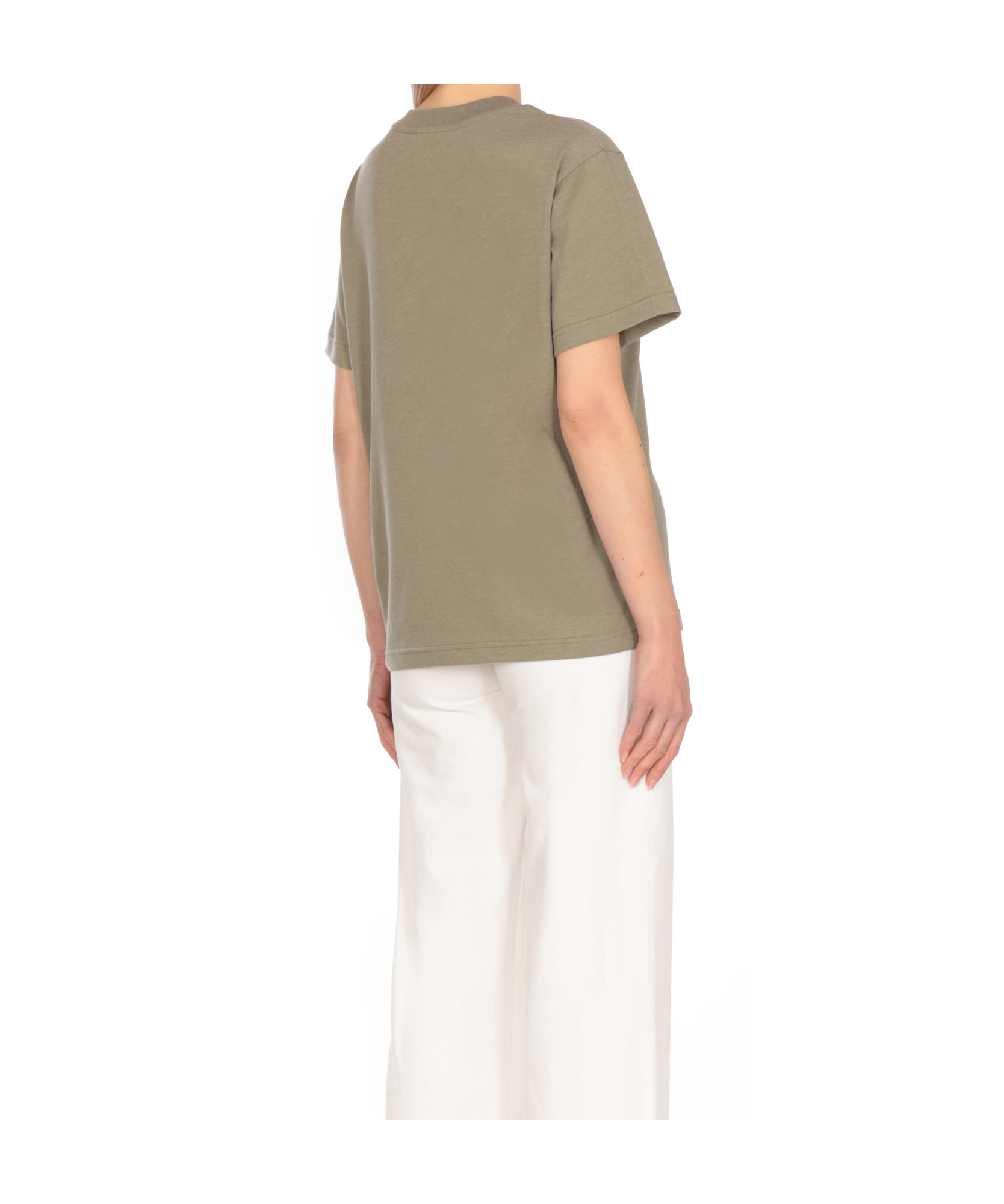 Apc T-shirt A.p.c. Woman Color Grey In Nude