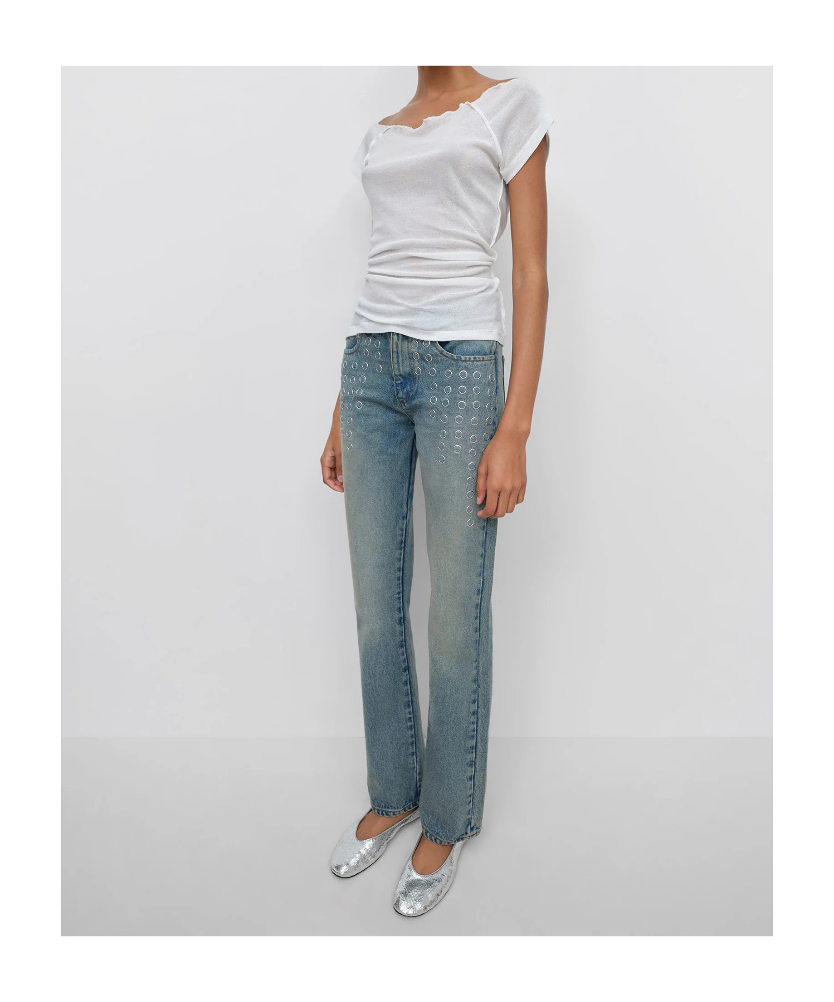 Gimaguas Jeans With Belt Loops In Blue