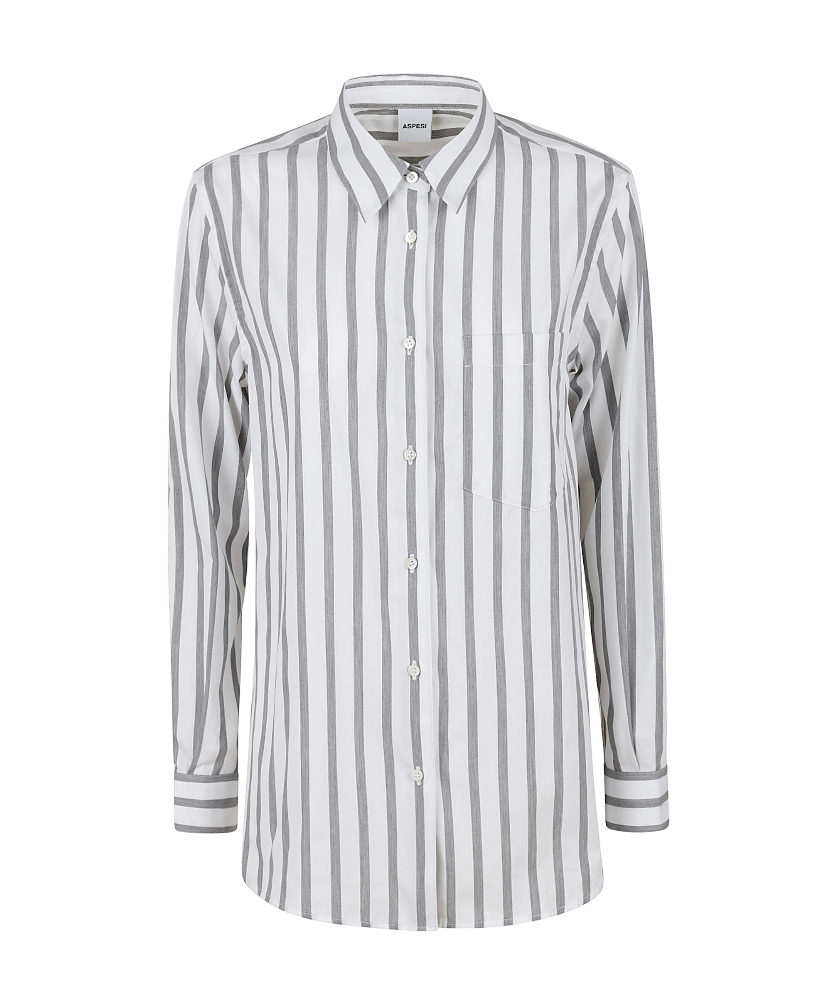 Aspesi Stripe Shirt In White