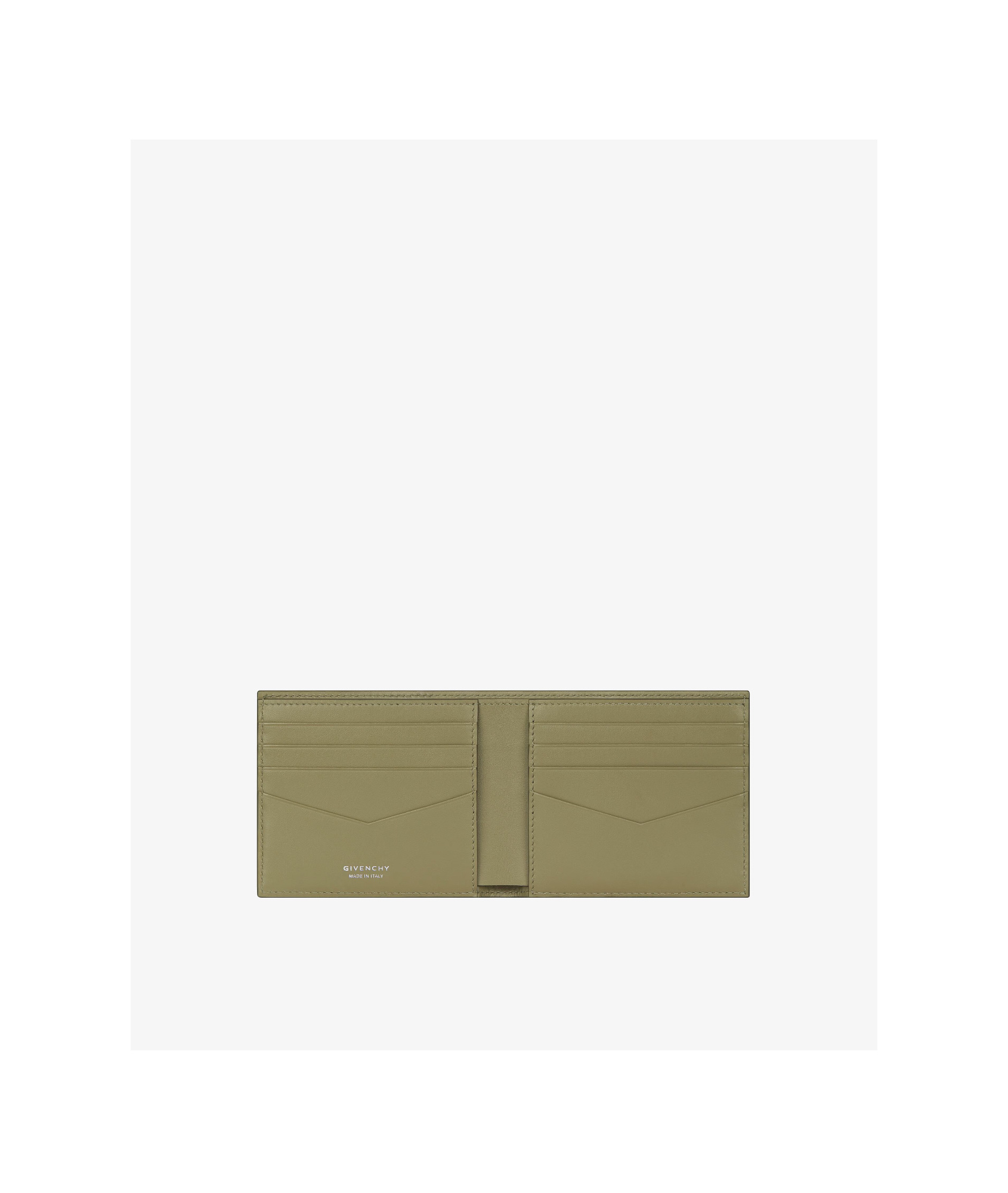 Givenchy 4g Micro Double Fold Wallet In Brown