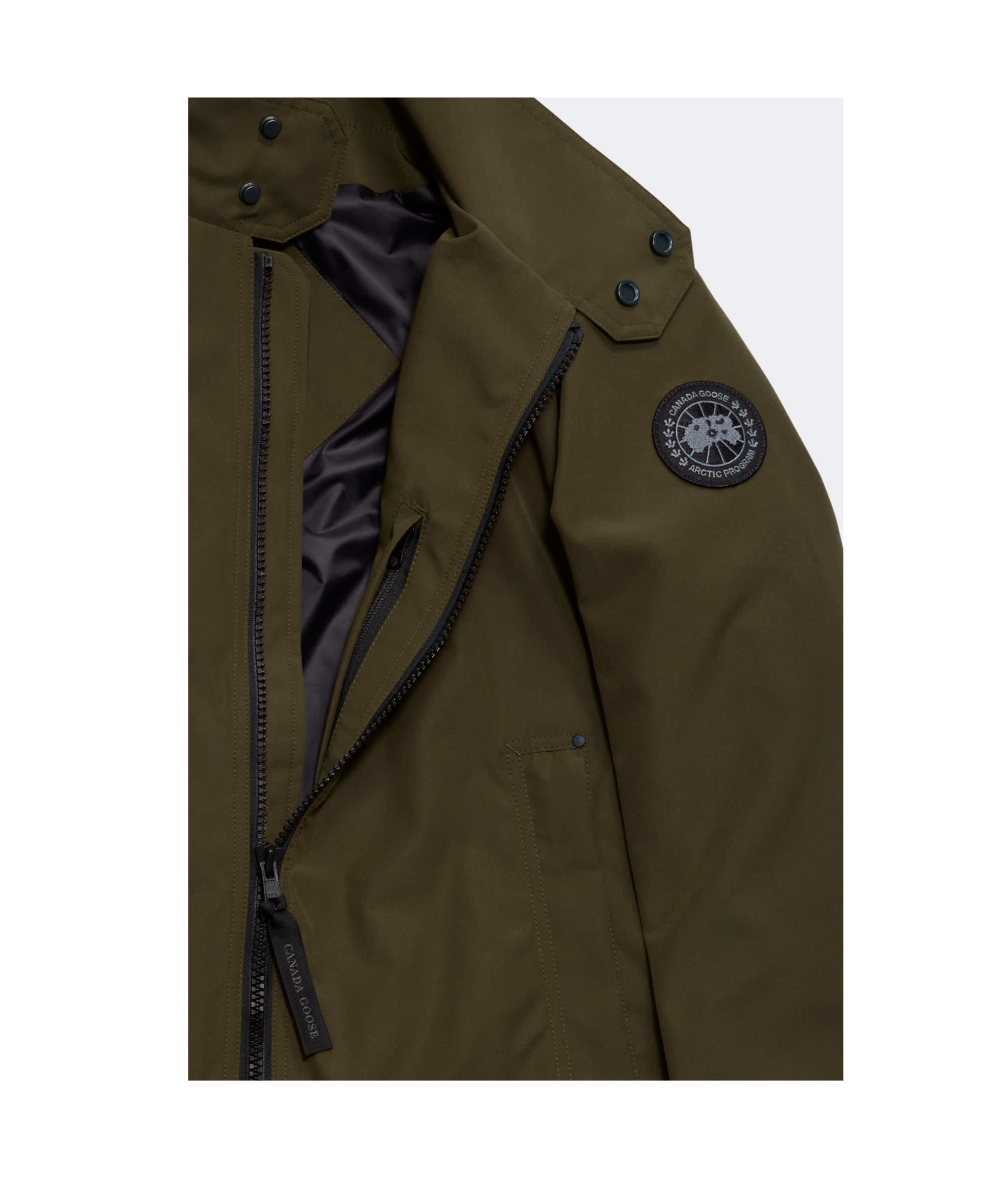 Canada Goose Rosedale Jacket Black Label In Gray