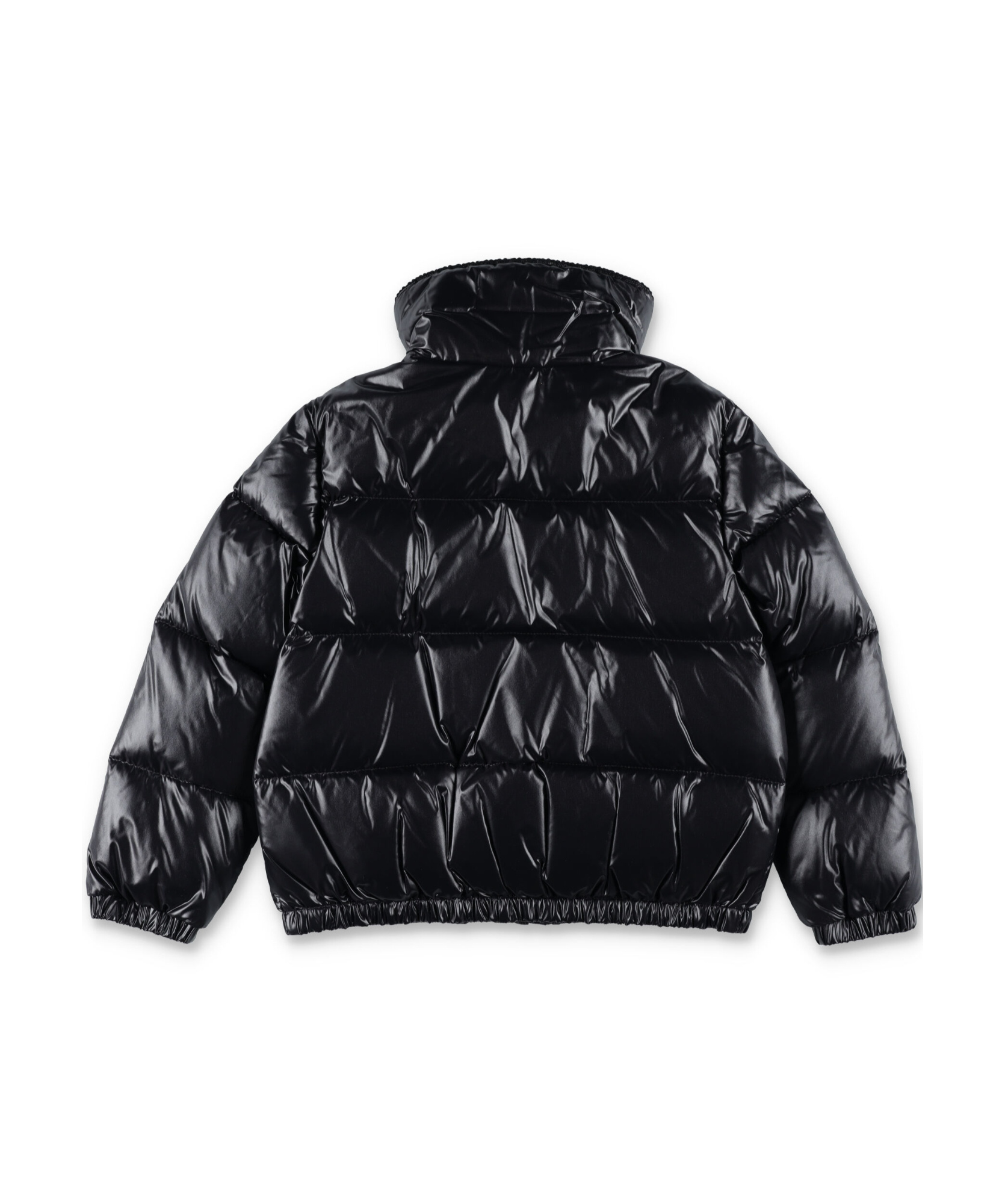 MONCLER MONCLER ENFANT LOGO PATCH PADDED JACKET