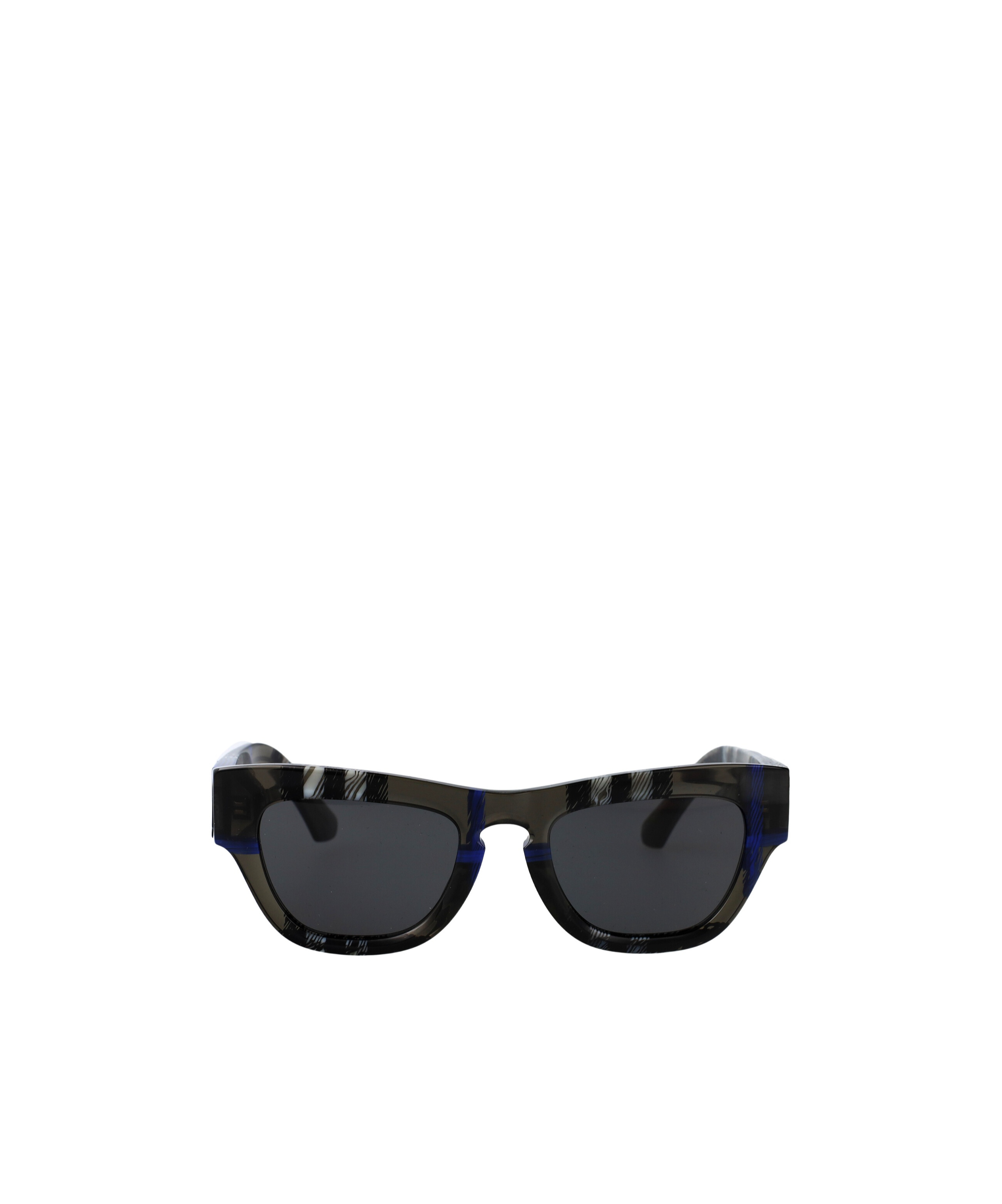 Burberry Check Sunglasses In Black