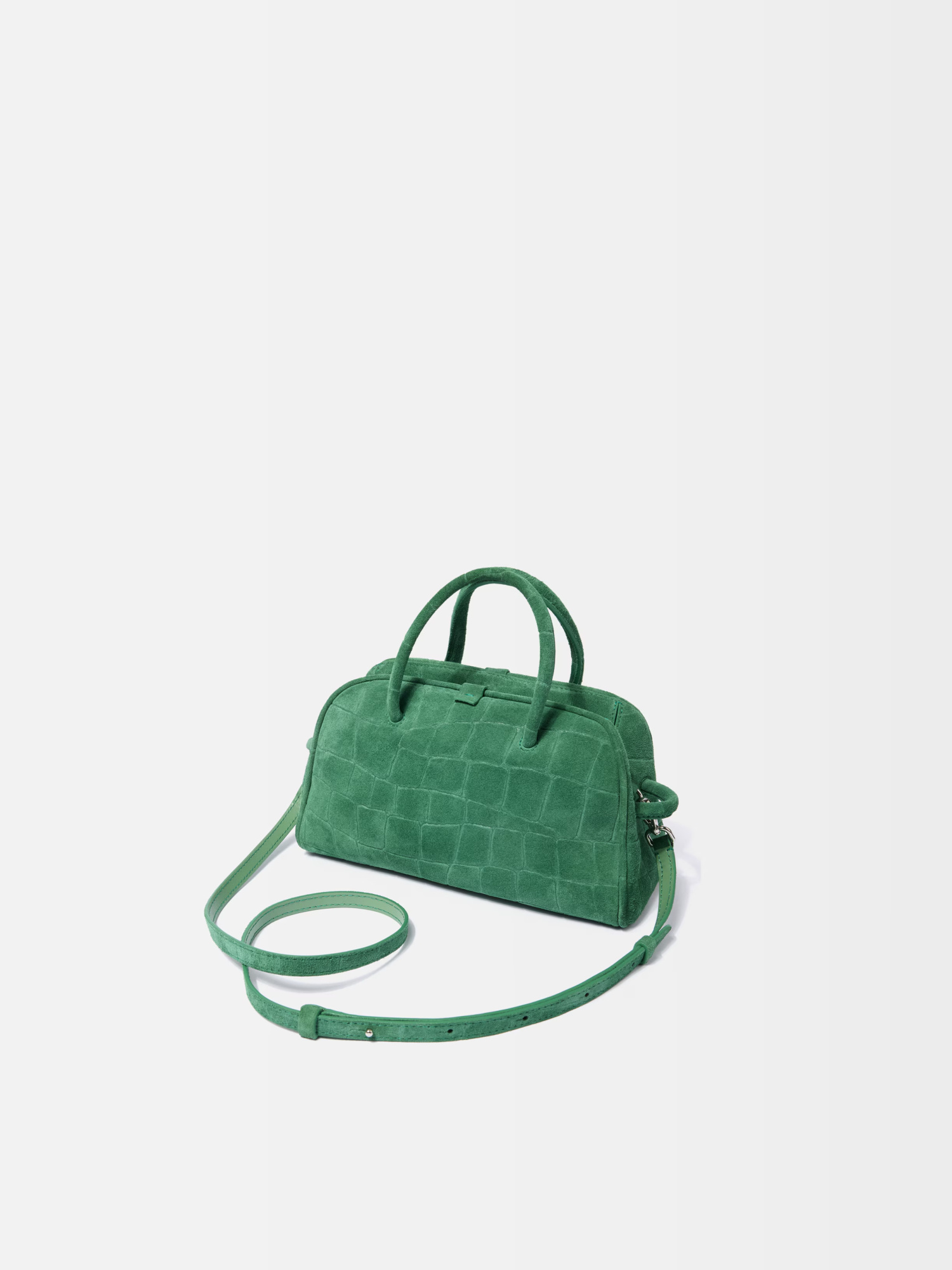 Jacquemus Small Zip Shoulder Bag In Green