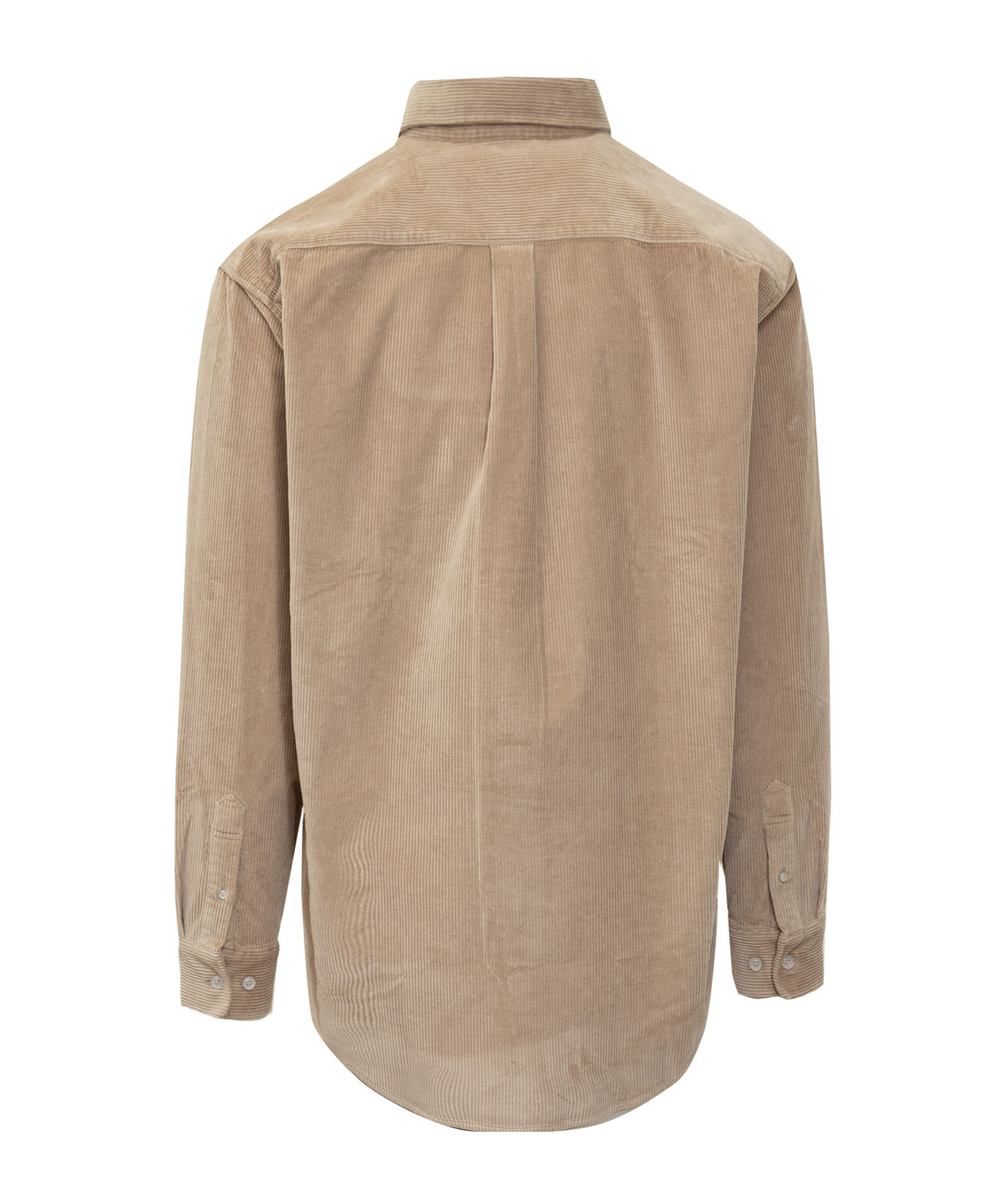 Drôle De Monsieur La Chemise Corduroy Shirt In Nude
