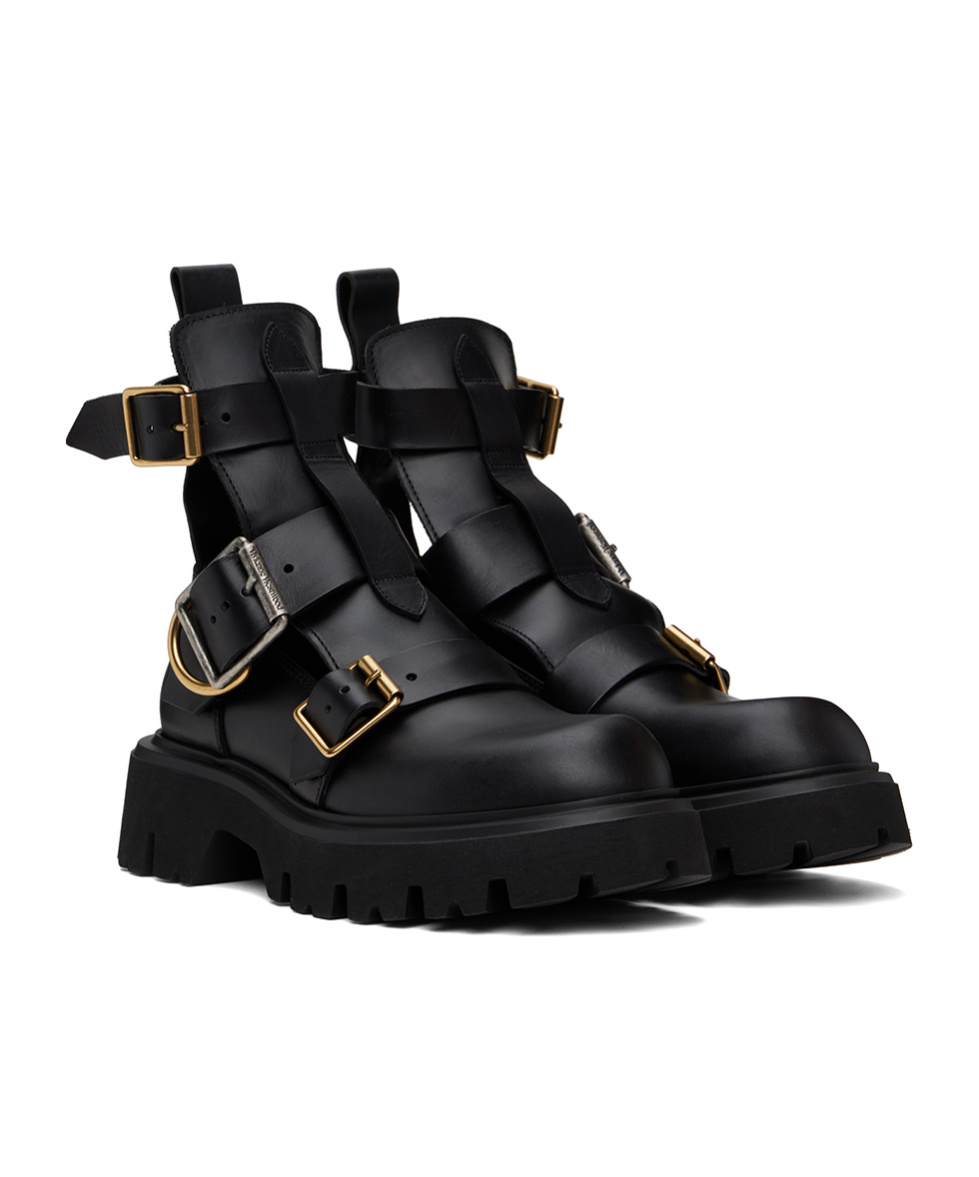 Vivienne Westwood Rome Commando Boots In Black