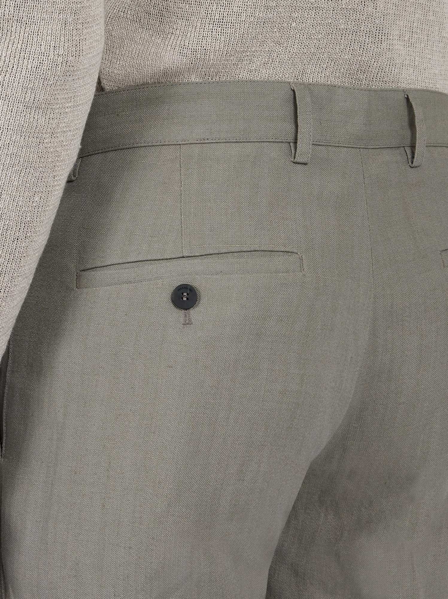 Ferragamo Straight-leg Tailored Trousers In Gray