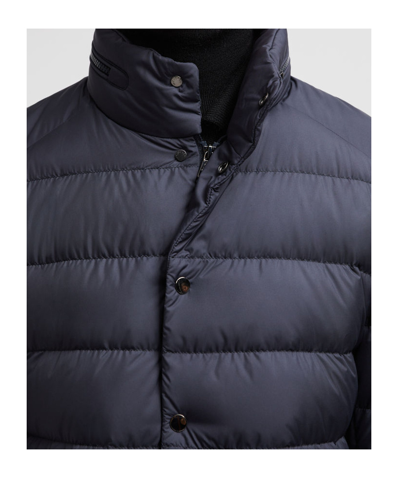 Shop Moncler Malinvern Down Jacket In Blue