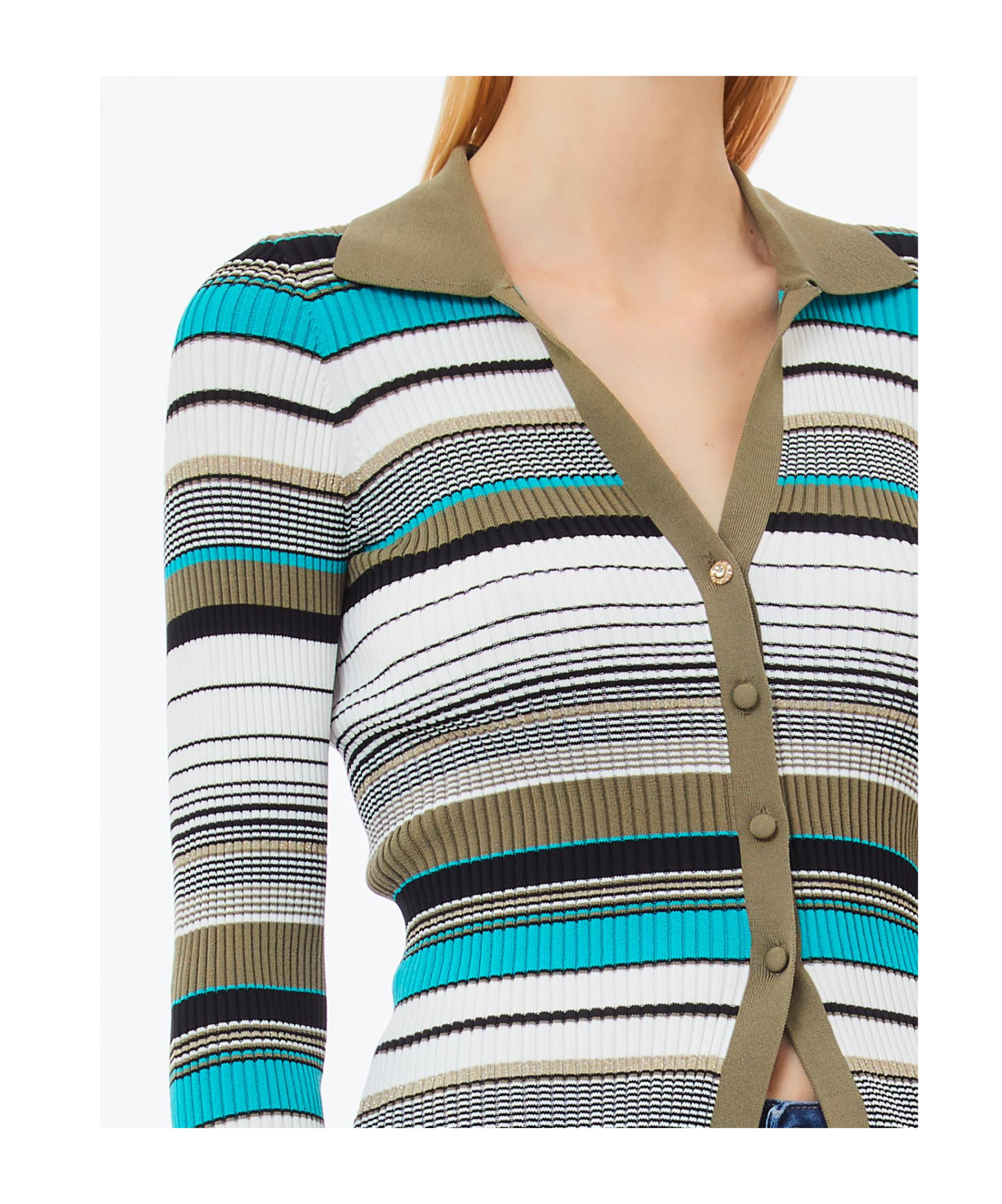 Liu •jo Liu Jo Striped Knit Cardigan