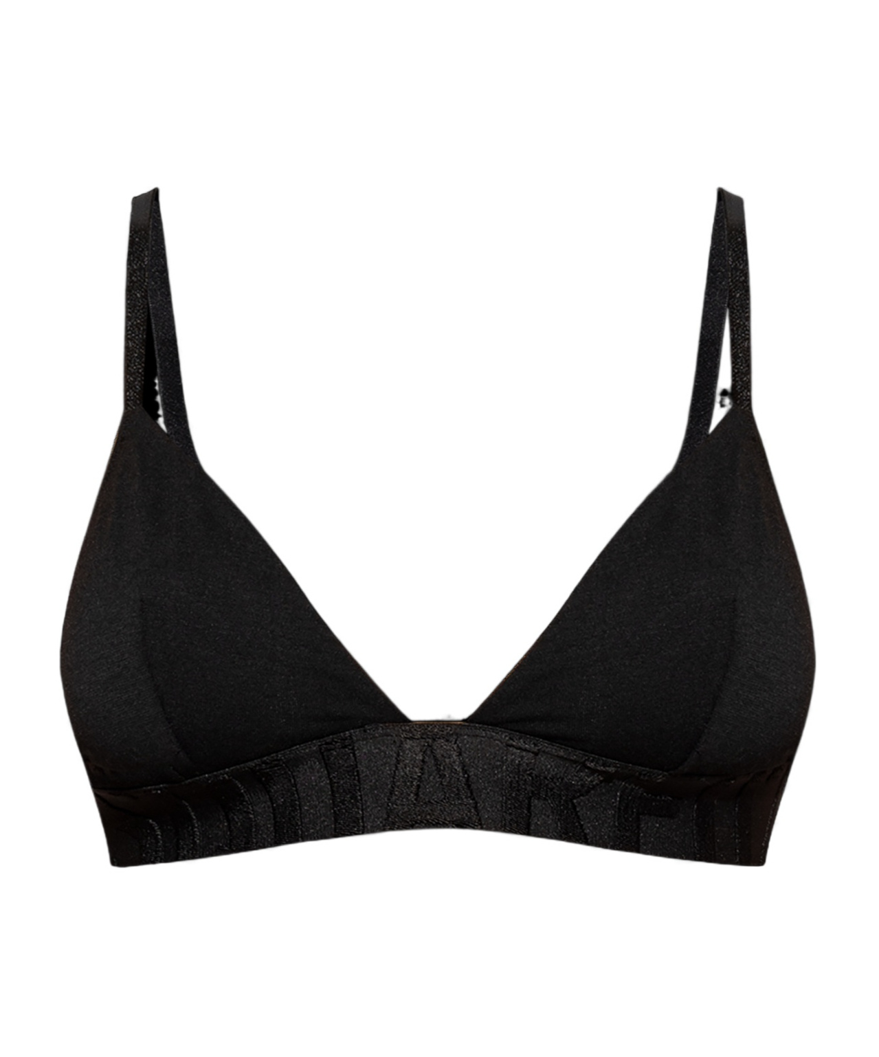Dsquared2 Thin Shoulder Strap Bra In Black