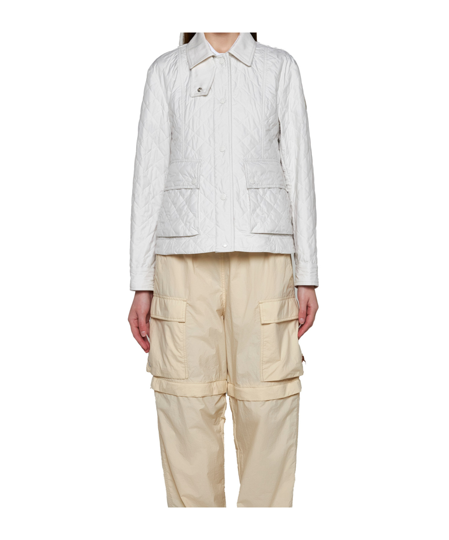 Moncler Jacket In White