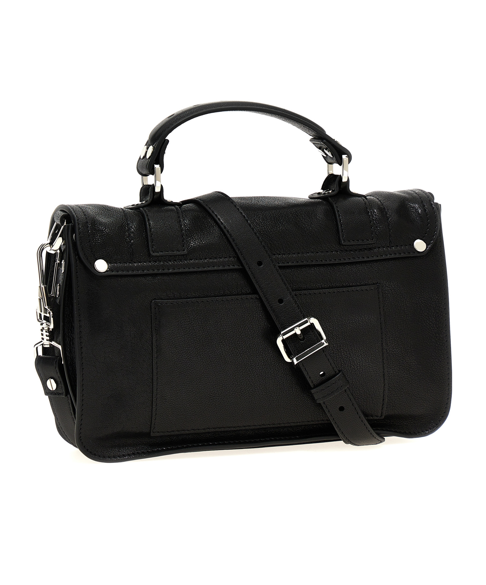Shop Proenza Schouler Top Handle Shoulder Bag In Black