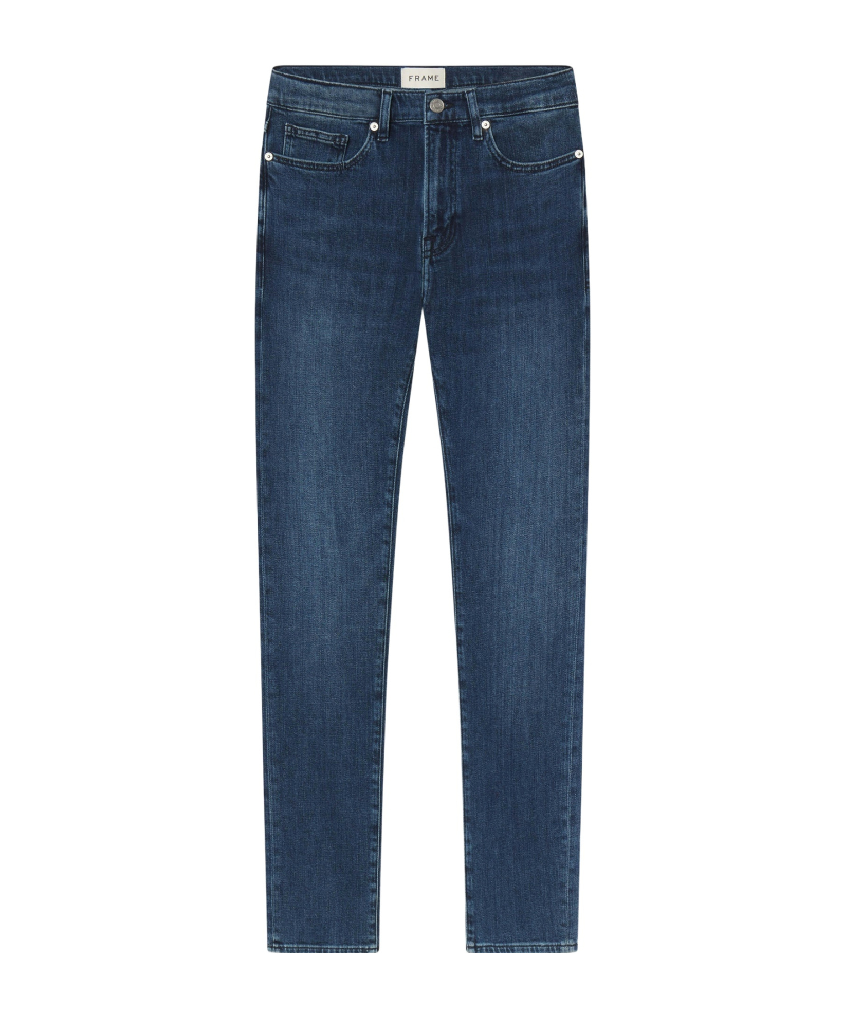 Frame Slim Fit Jeans In Blue