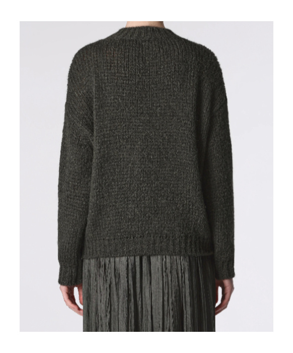Roberto Collina Button Long-sleeved Sweater In Animal Print