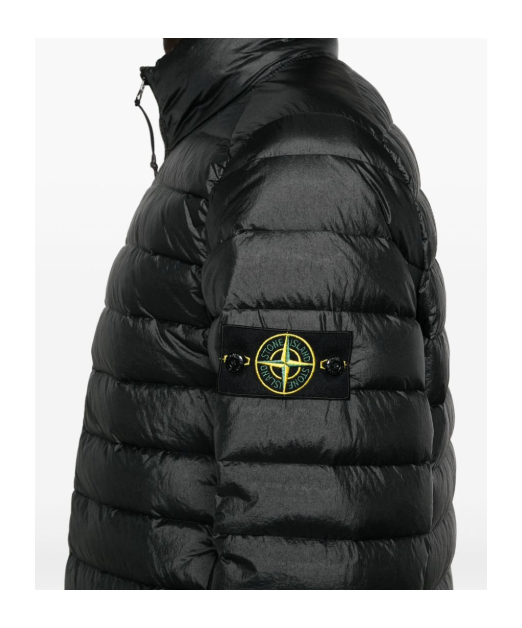 STONE ISLAND STONE ISLAND QUILTED ZIPPED JACKET