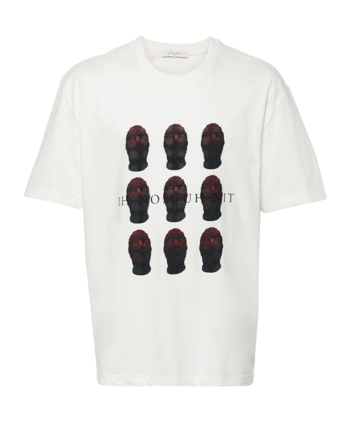 Ih Nom Uh Nit Round Head T-shirt In White