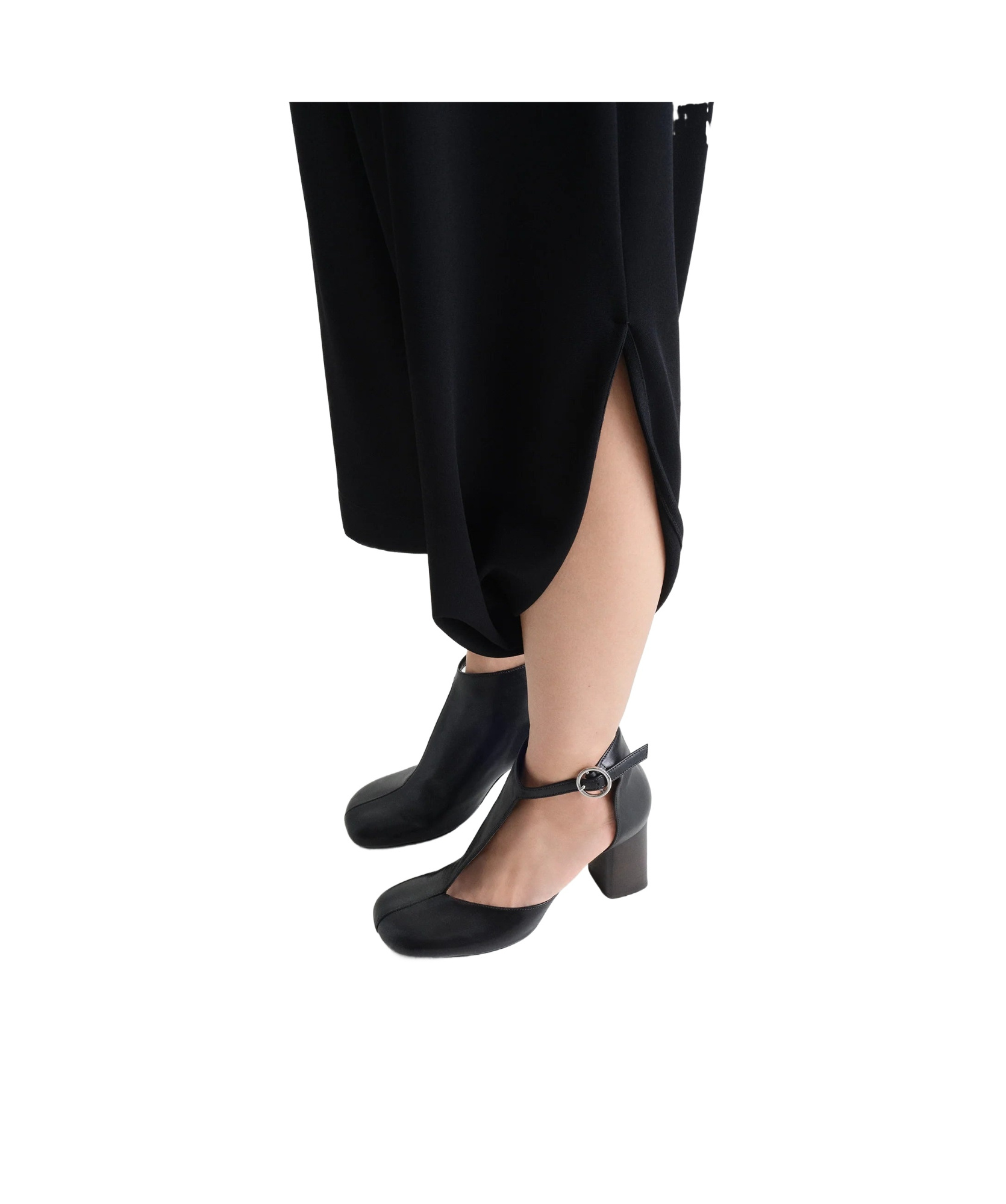 Lemaire 80mm Almond Toe Ankle Boots In Black