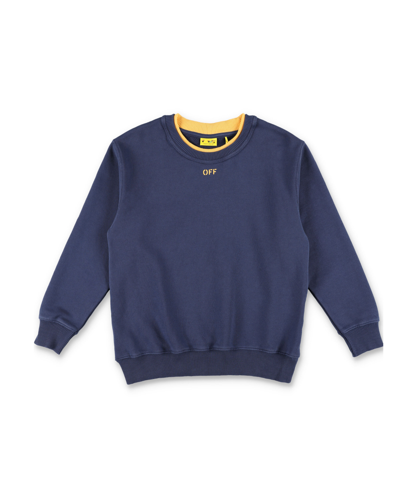 Off-white Layered-neck Sweashirt In Blue